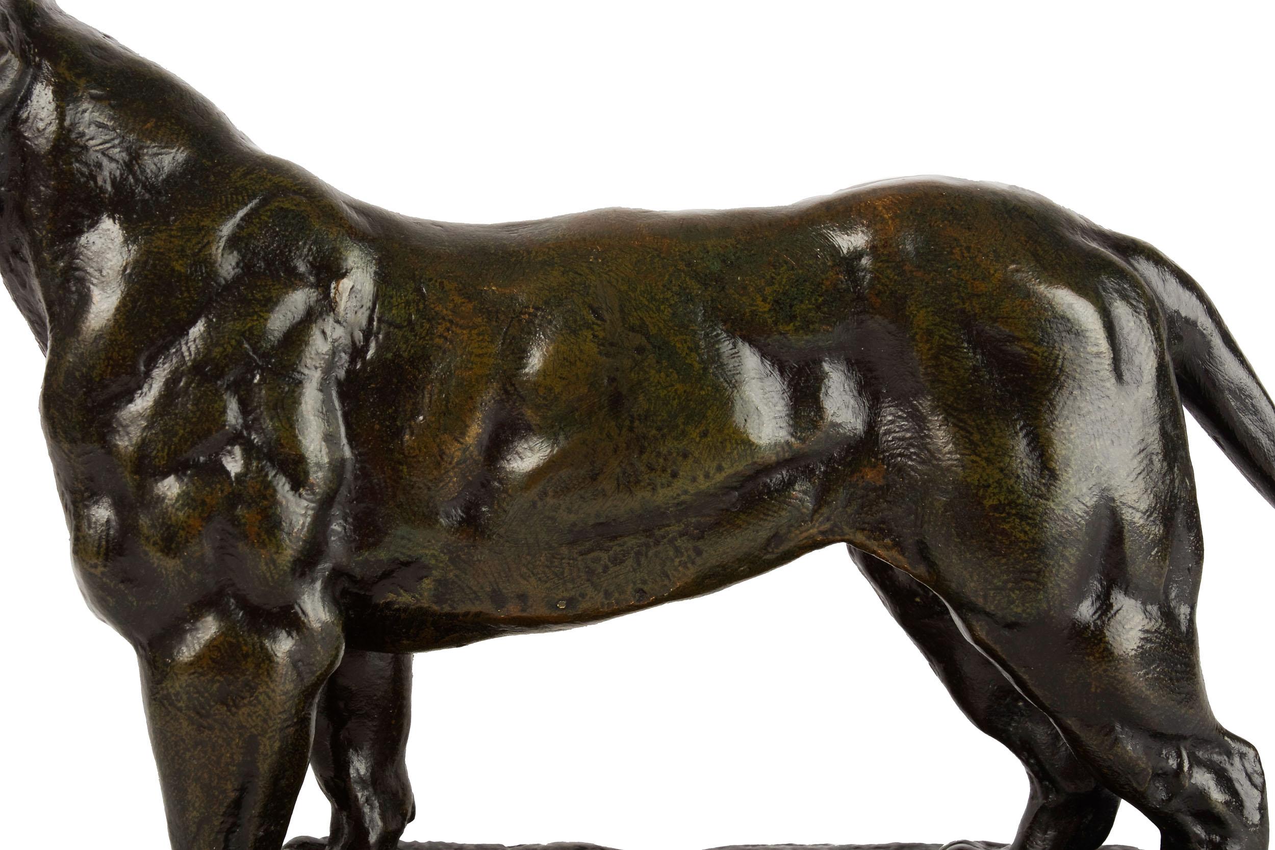 20ième siècle Sculpture en bronze Lions du Senegal par Antoine-Louis Barye & Barbedienne en vente