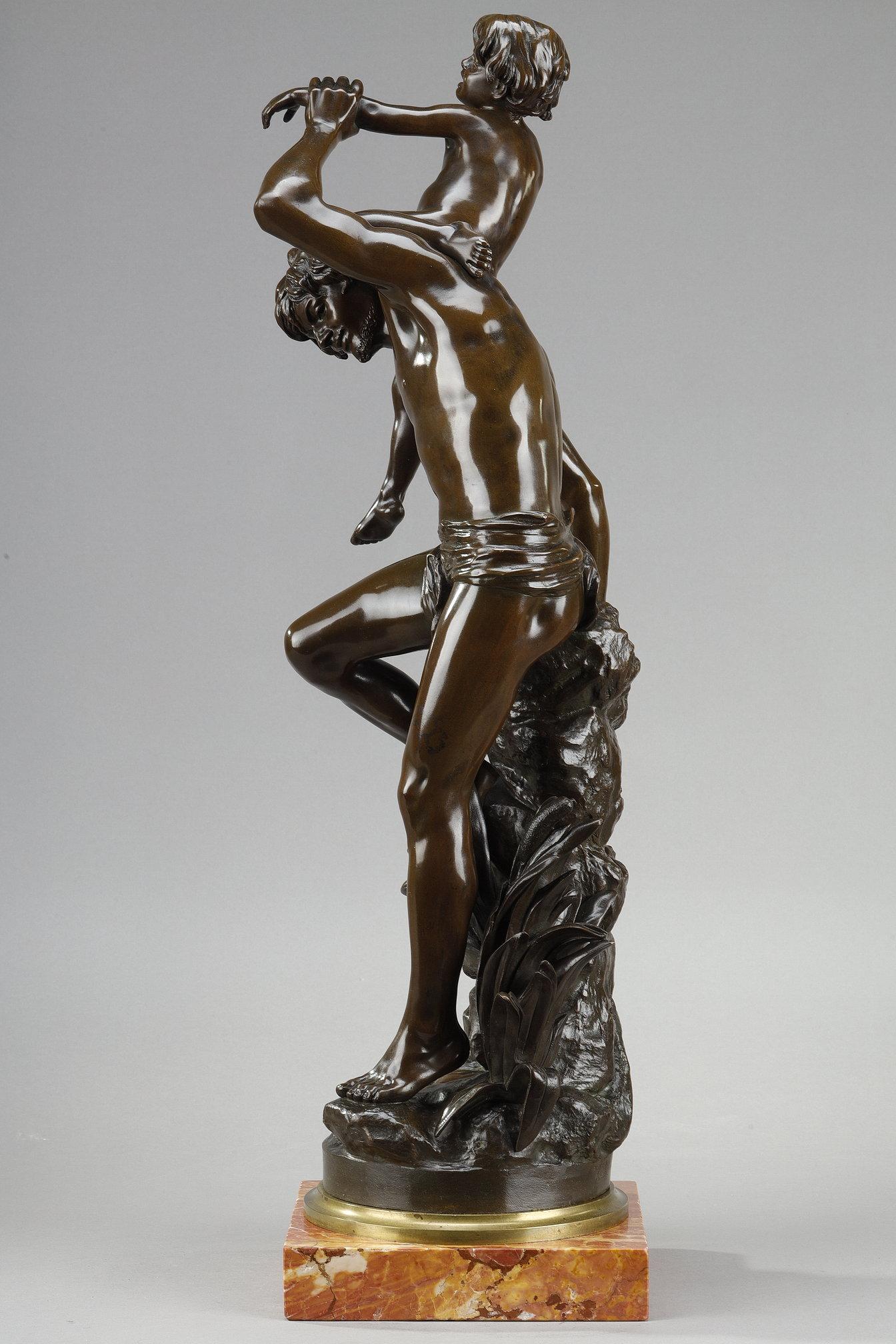 Patinated Bronze sculpture 