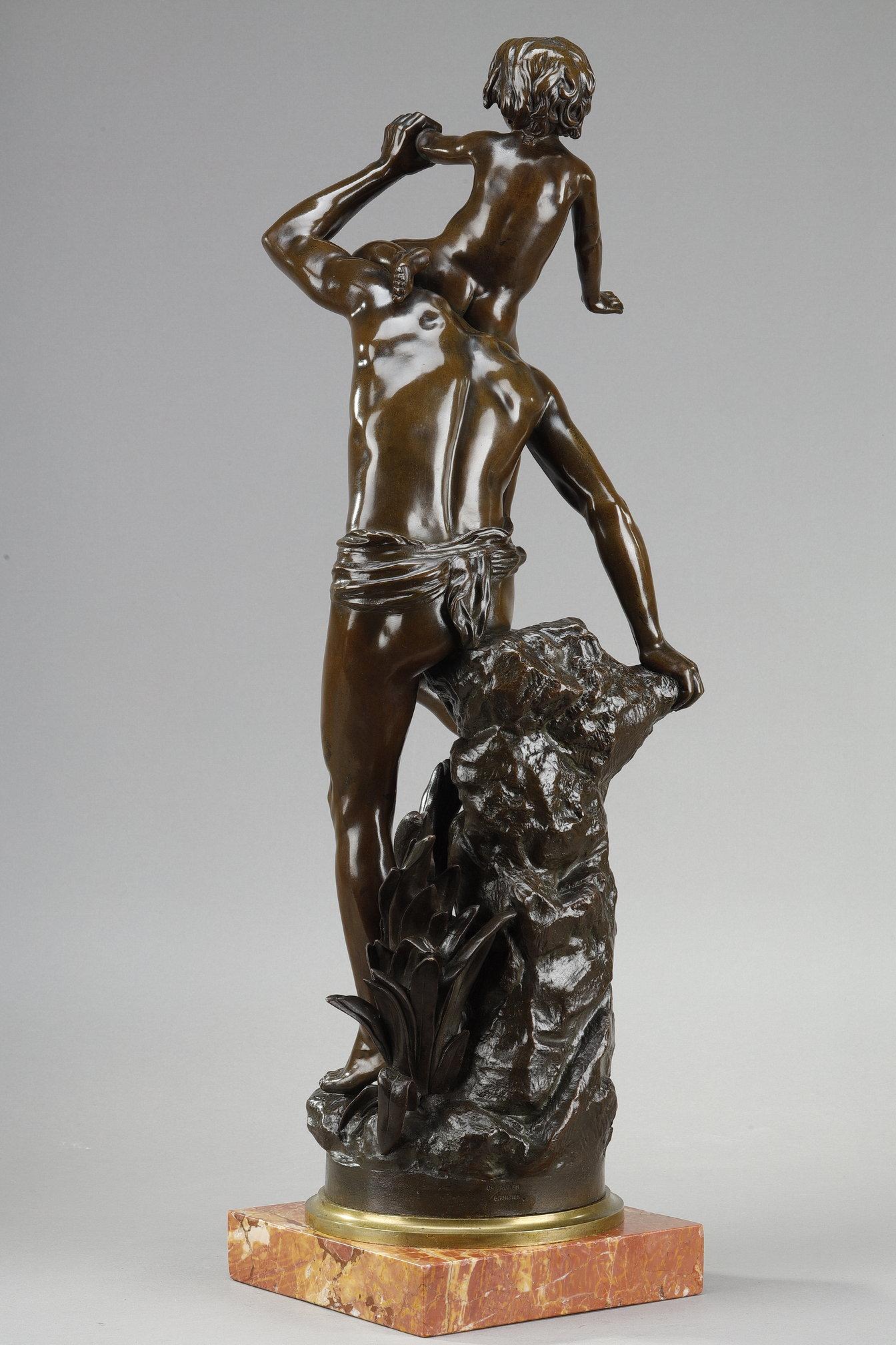 Début du 20ème siècle Sculpture en bronze 