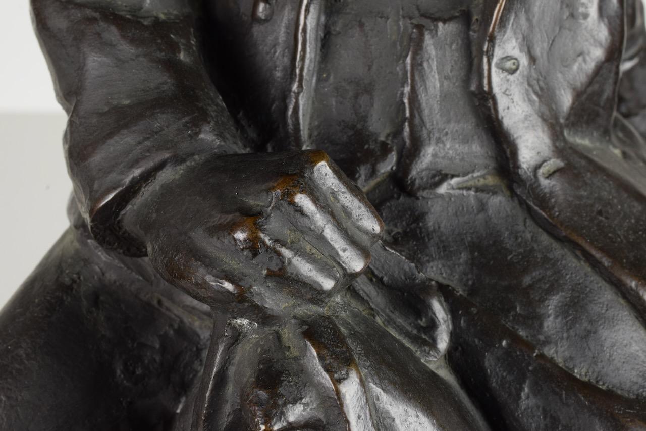 Bronze-Skulptur „Man auf Pferd“ von Giulio Cipriani im Angebot 8