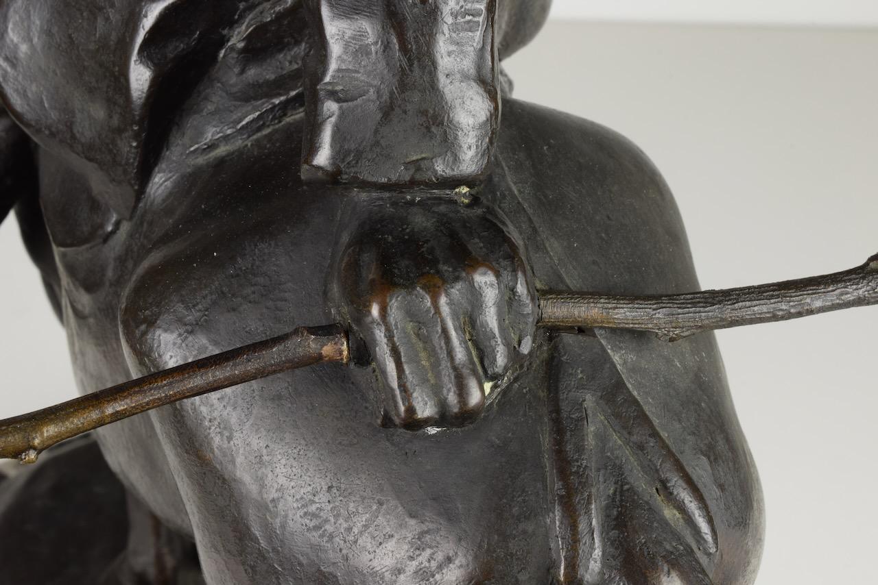 Bronze-Skulptur „Man auf Pferd“ von Giulio Cipriani im Angebot 9