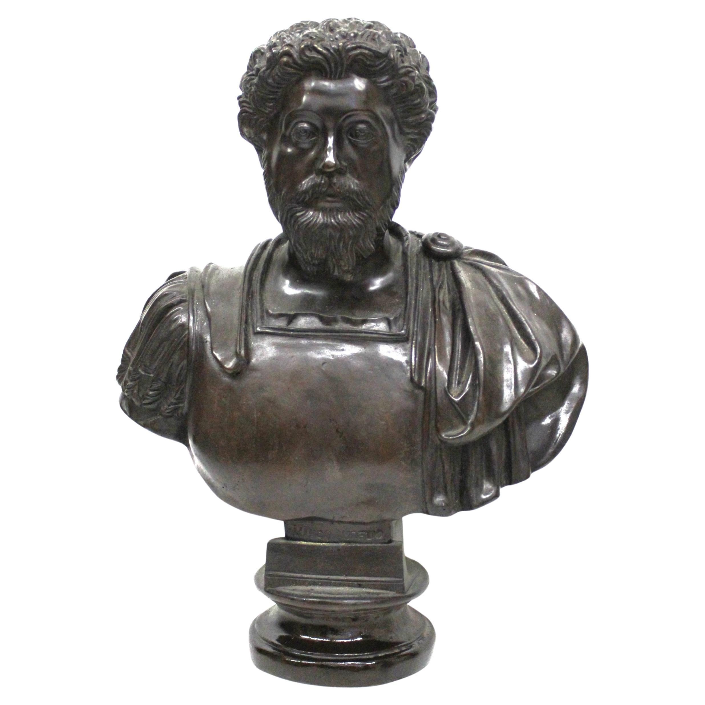 Sculpture en bronze Marcus Aurelius