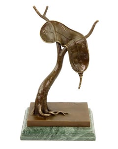 Bronze Sculpture "Melting Clock" Salvador Dalí