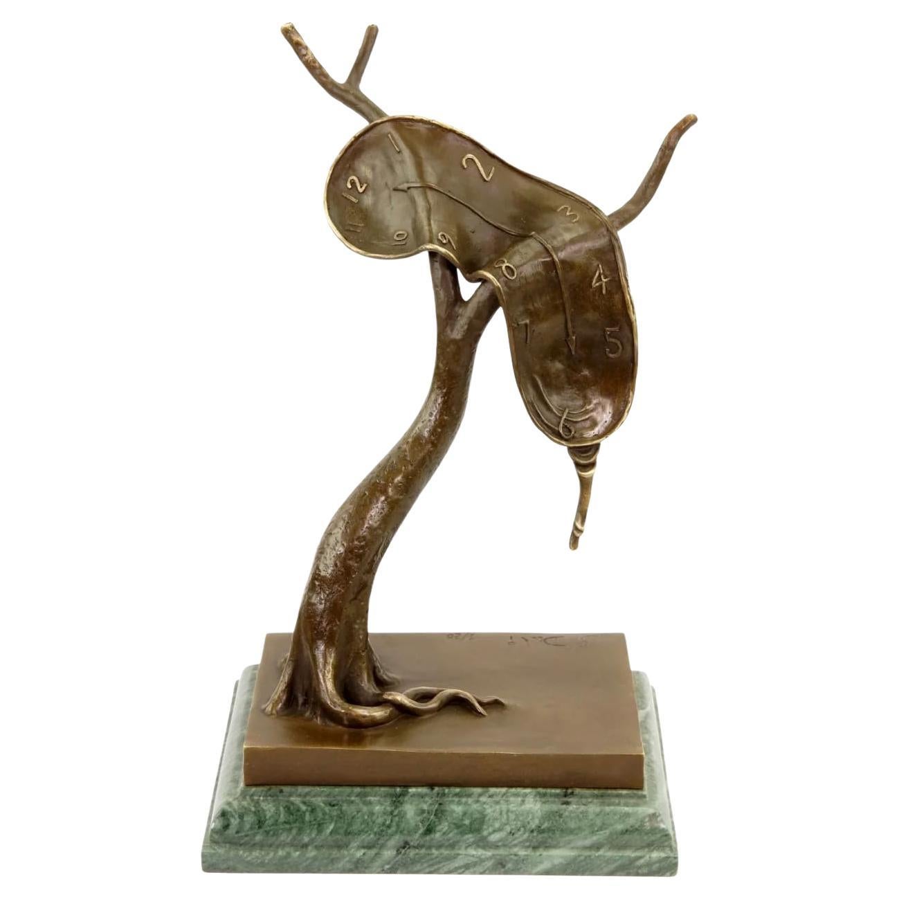Bronze Sculpture "Melting Clock" Salvador Dalí