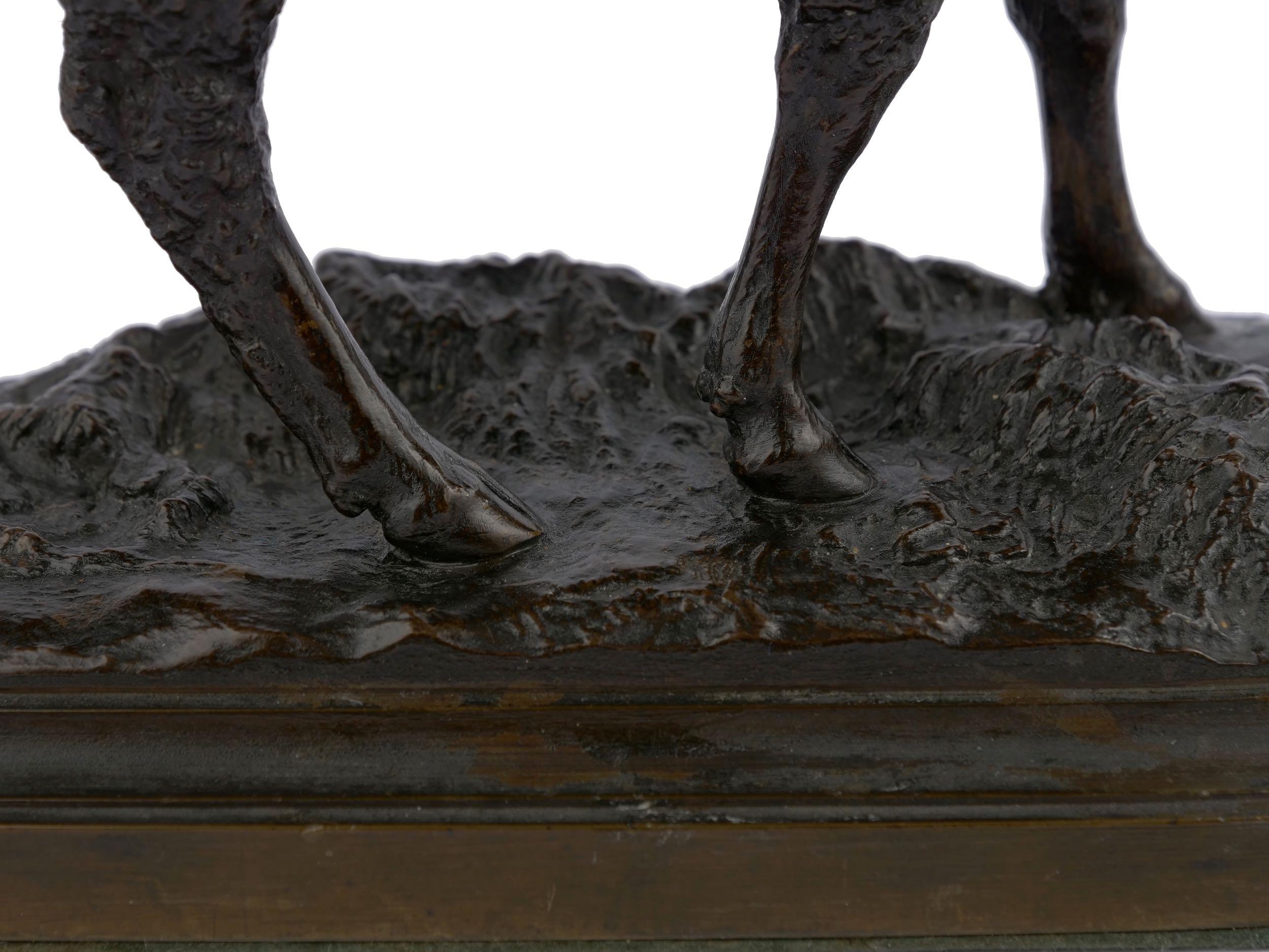 Bronze Sculpture “Merino Ewe” by Isidore Bonheur & Peyrol Foundry 5