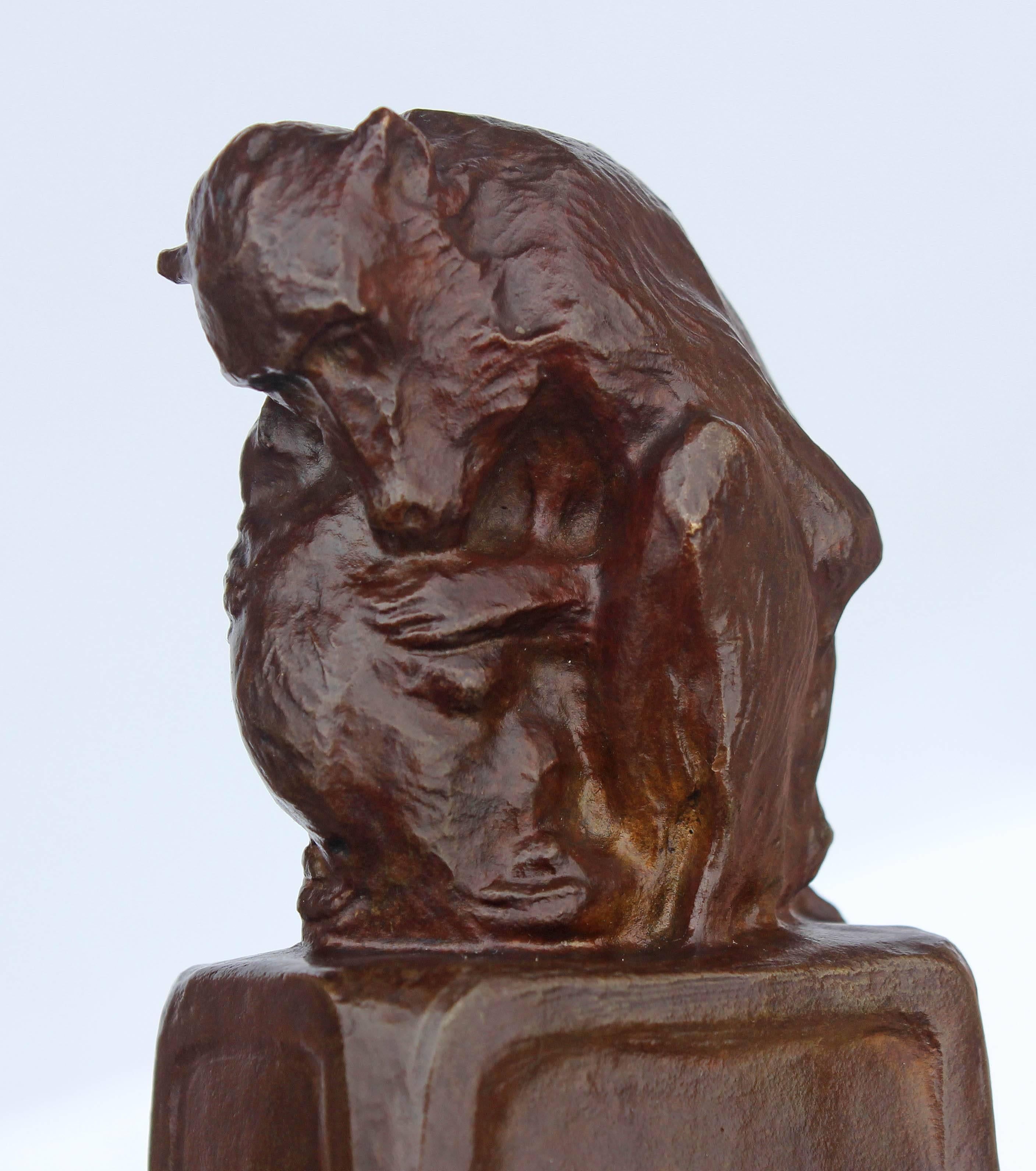 Modern Bronze Sculpture 