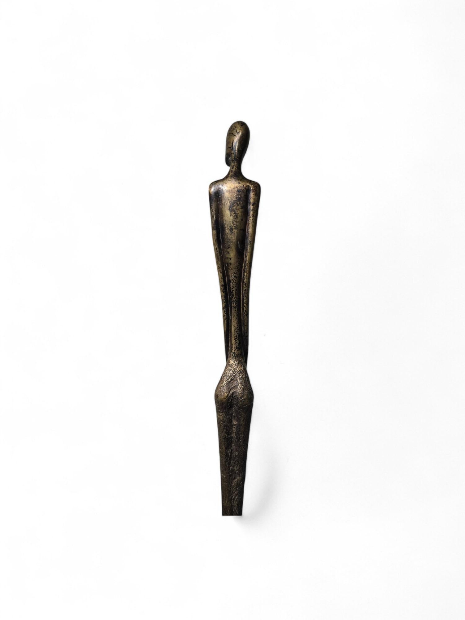 Scultura in bronzo  - Dimensioni: 110 x 13 x 13 cm In condizioni buone in vendita a Madrid, ES