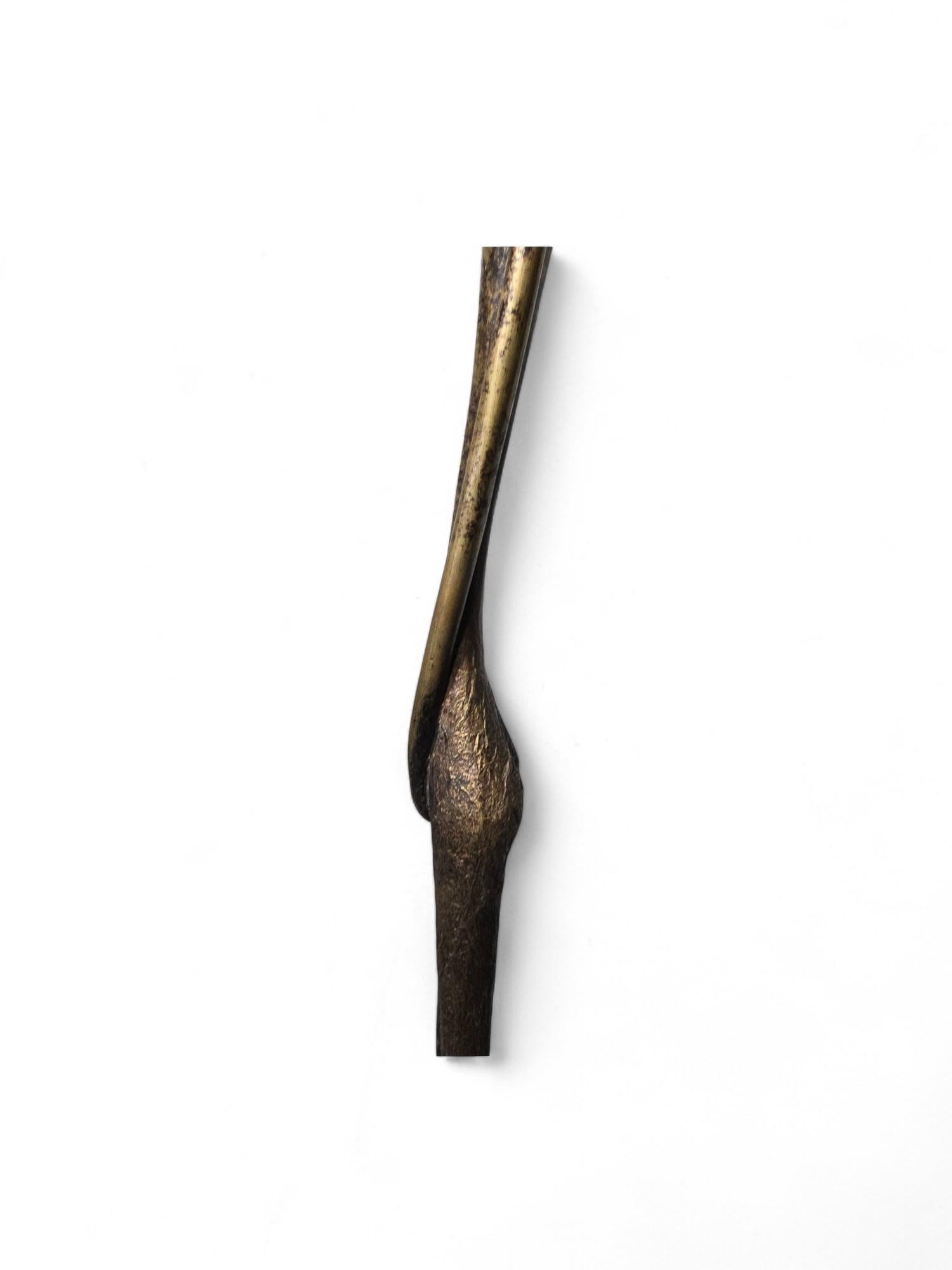 Scultura in bronzo  - Dimensioni: 110 x 13 x 13 cm in vendita 3