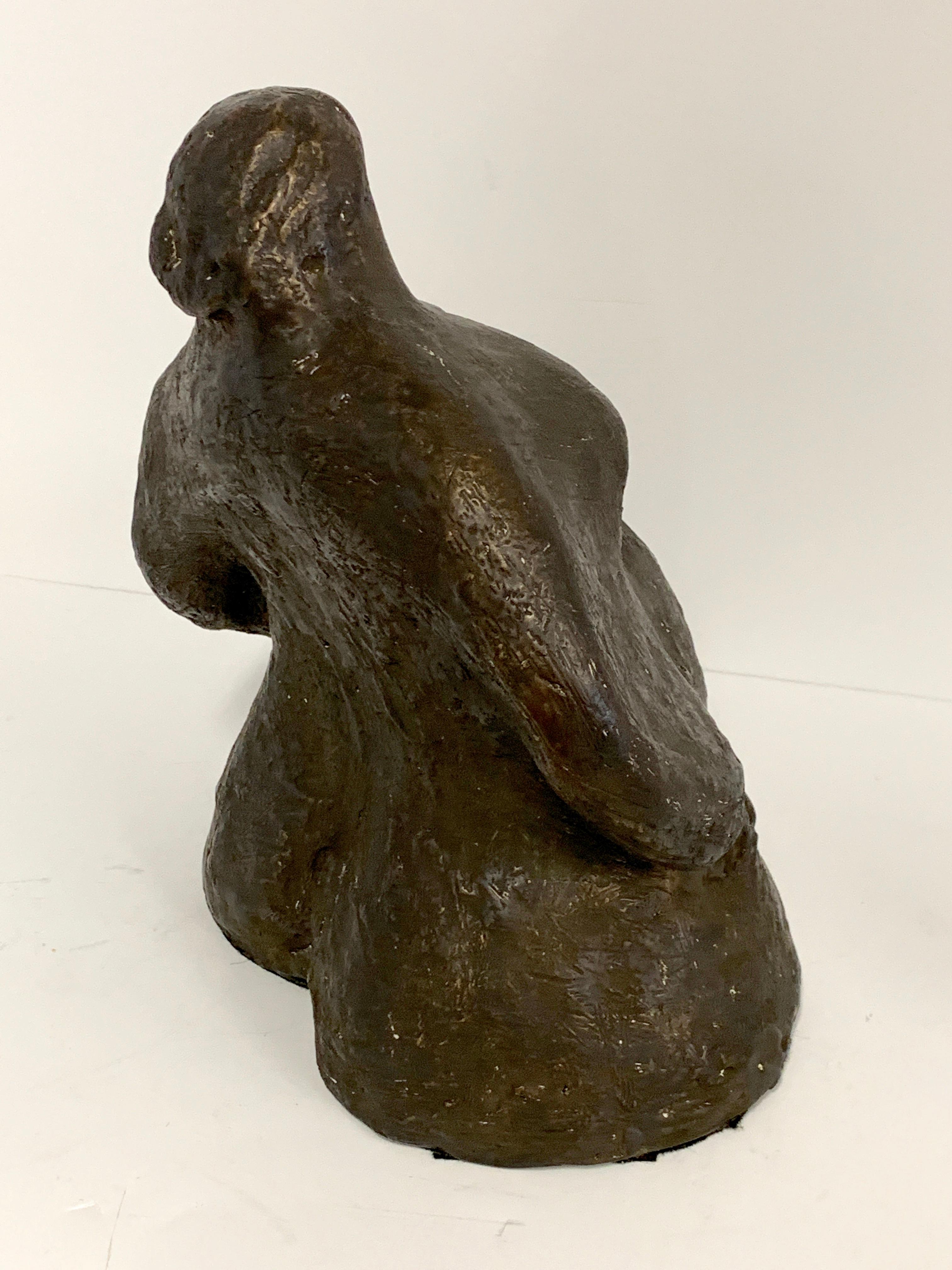 Bronze Sculpture Native American For Sale 3