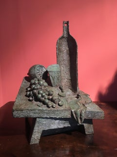 Bronze Sculpture "Still Life, Grapes" by Alex Berdal