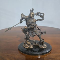 Scultura in bronzo 'Ne Zha
