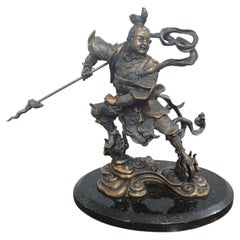 Scultura in bronzo 'Ne Zha