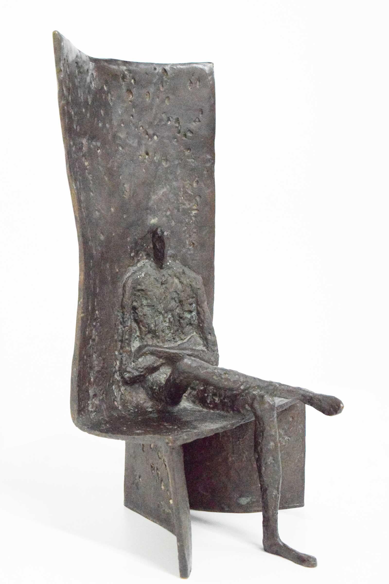 Modern Bronze Sculpture Numbered 1/17 by Helen Beling 'American, 1914-2001'