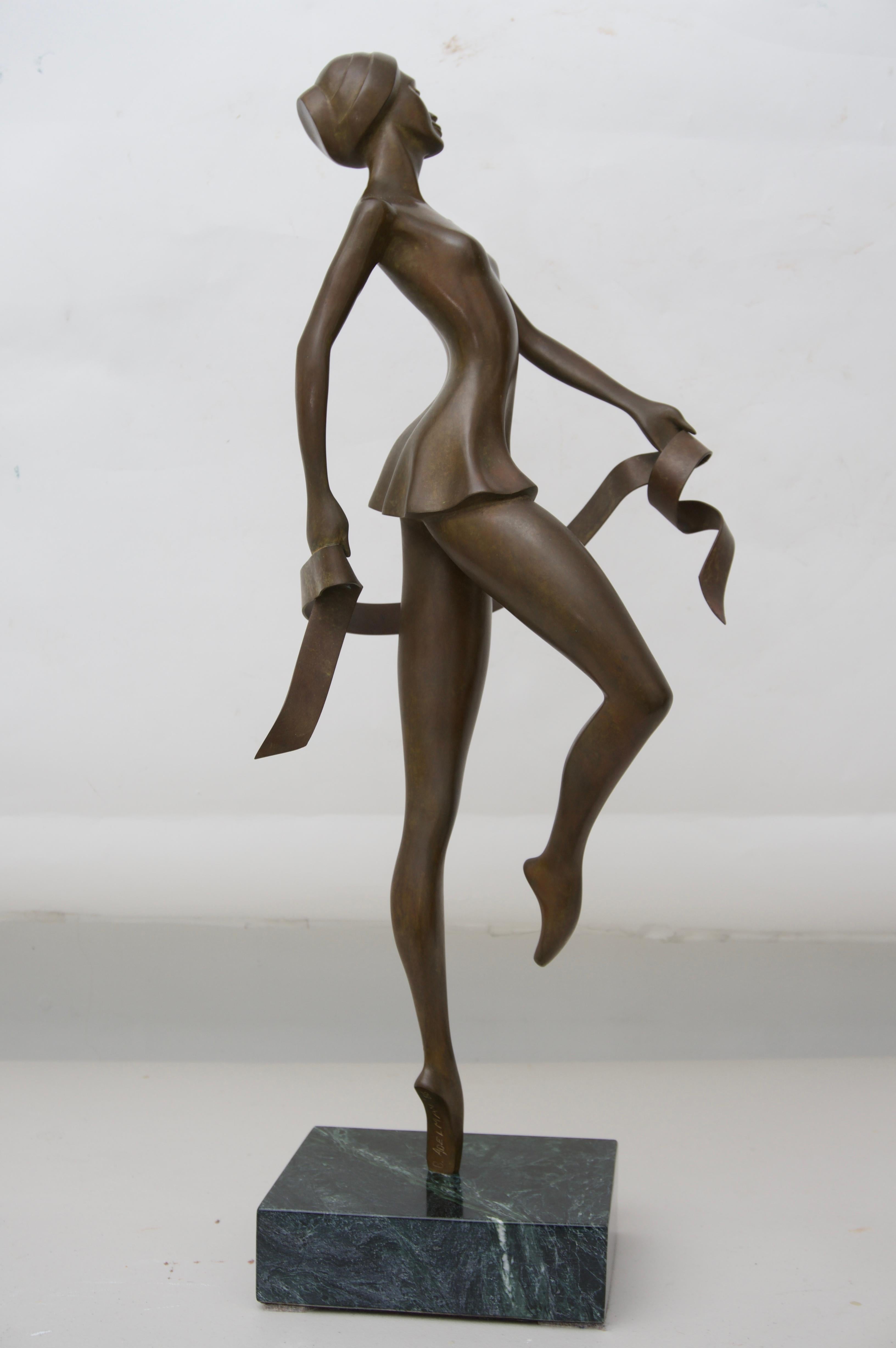 Ballerina Sculpture by Bunny Adelman In Good Condition In West Palm Beach, FL