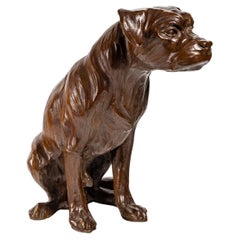 Bronze Sculpture of a Border Terrier by Adrien David