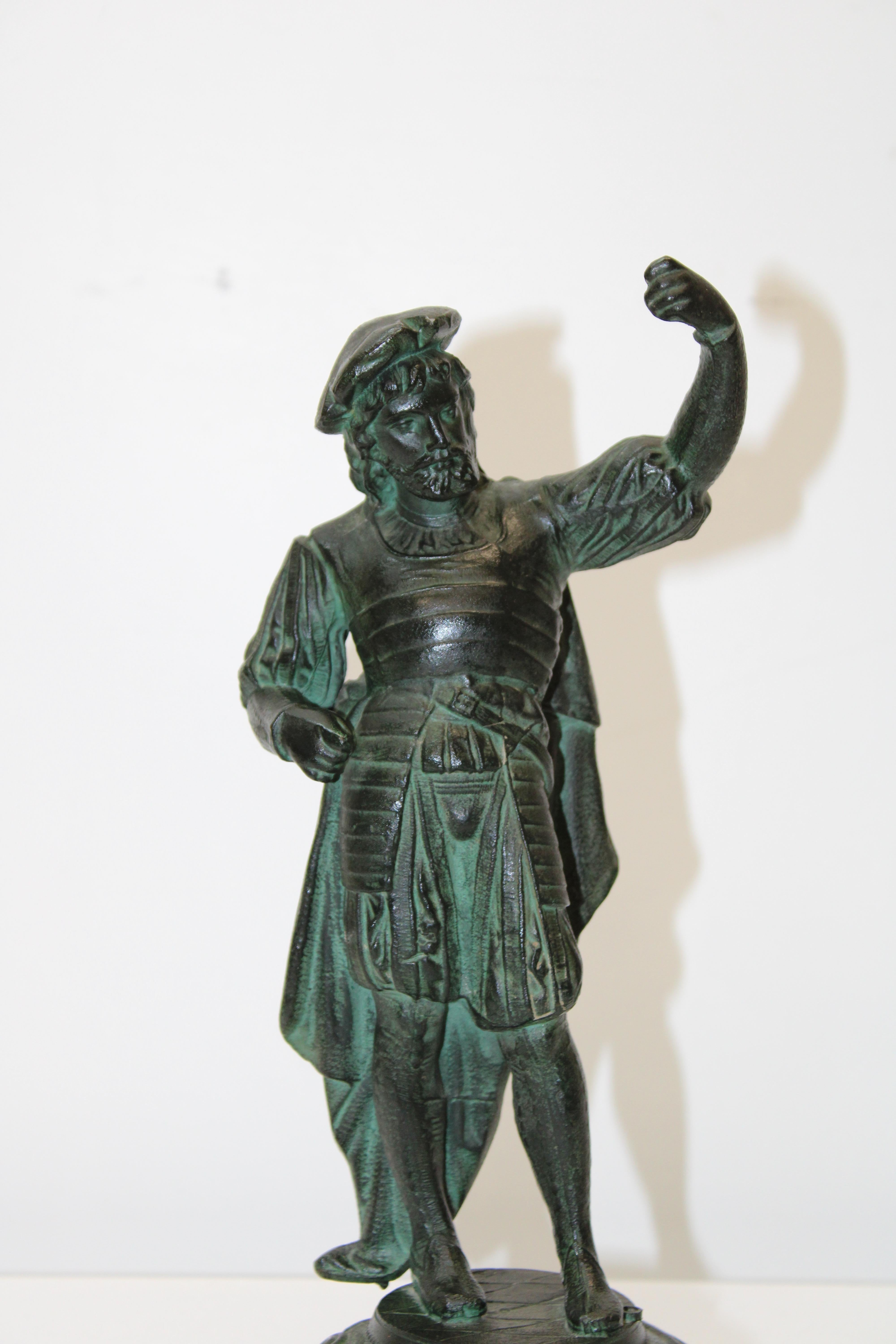 C. early 20th century

Bronze sculpture of a captain.