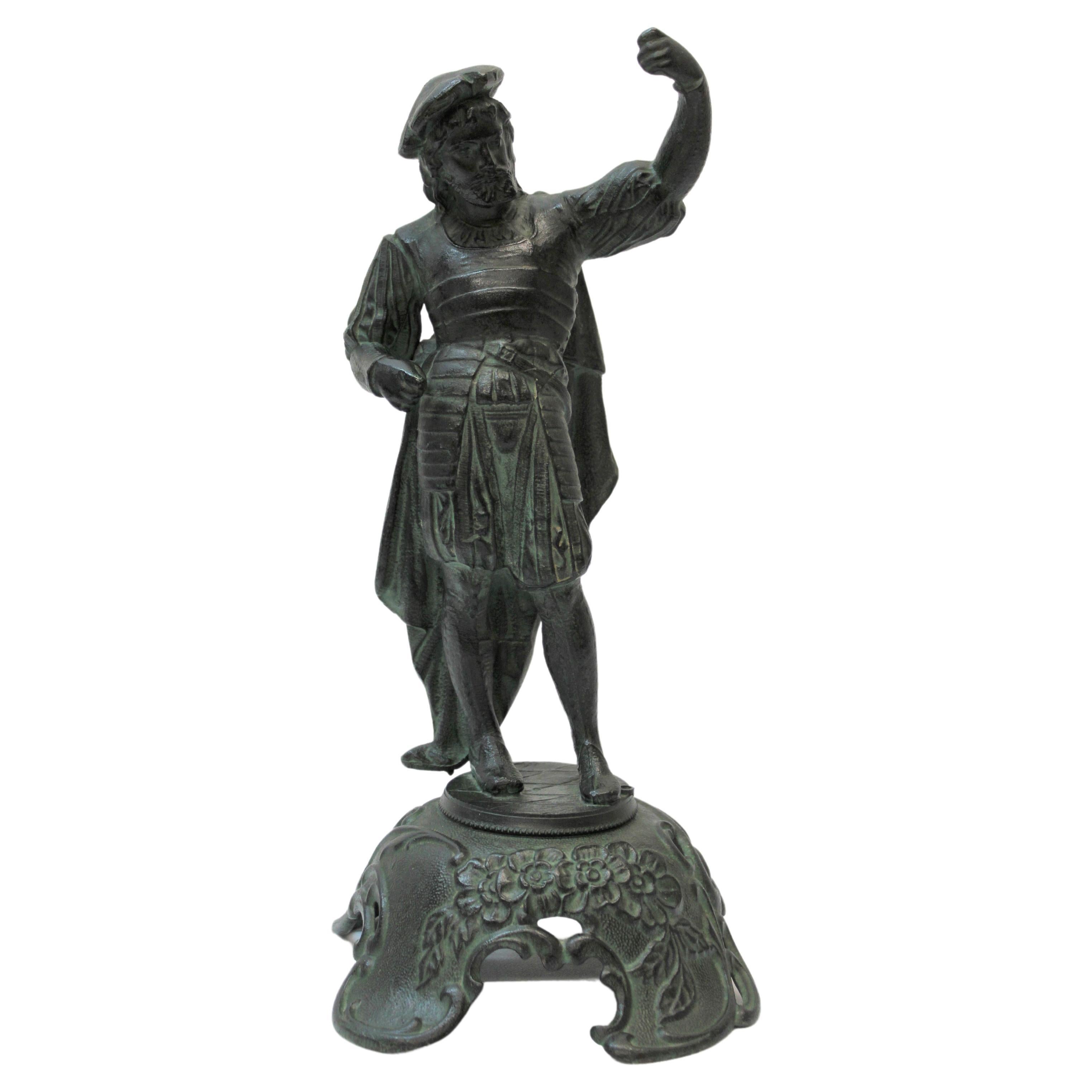Bronze Sculpture of a Captain For Sale
