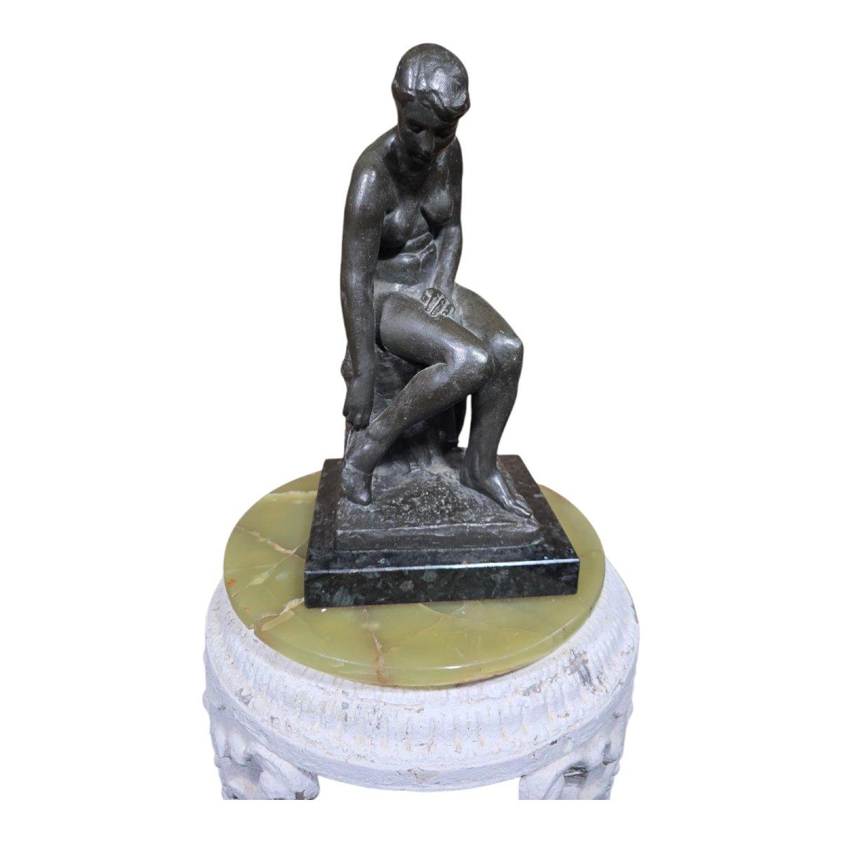 Bronze Sculpture of a Dancer in the Style of Edgar Degas, Early 20th century For Sale 5