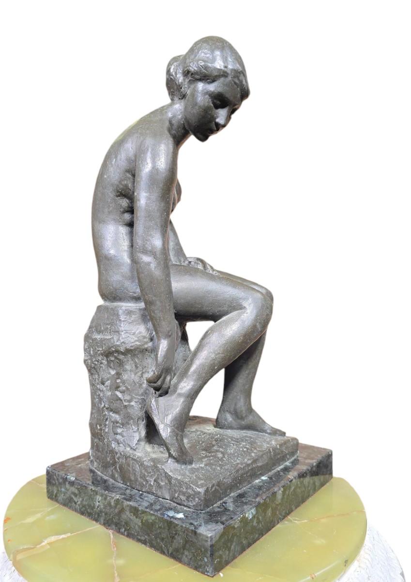 Bronze Sculpture of a Dancer in the Style of Edgar Degas, Early 20th century For Sale 6
