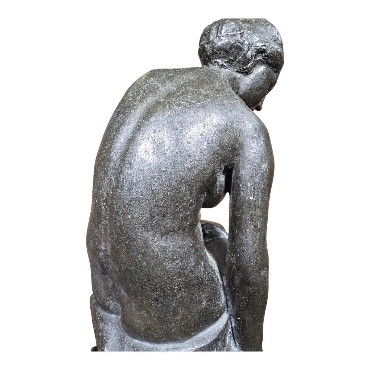 Bronze Sculpture of a Dancer in the Style of Edgar Degas, Early 20th century In Good Condition For Sale In Madrid, ES