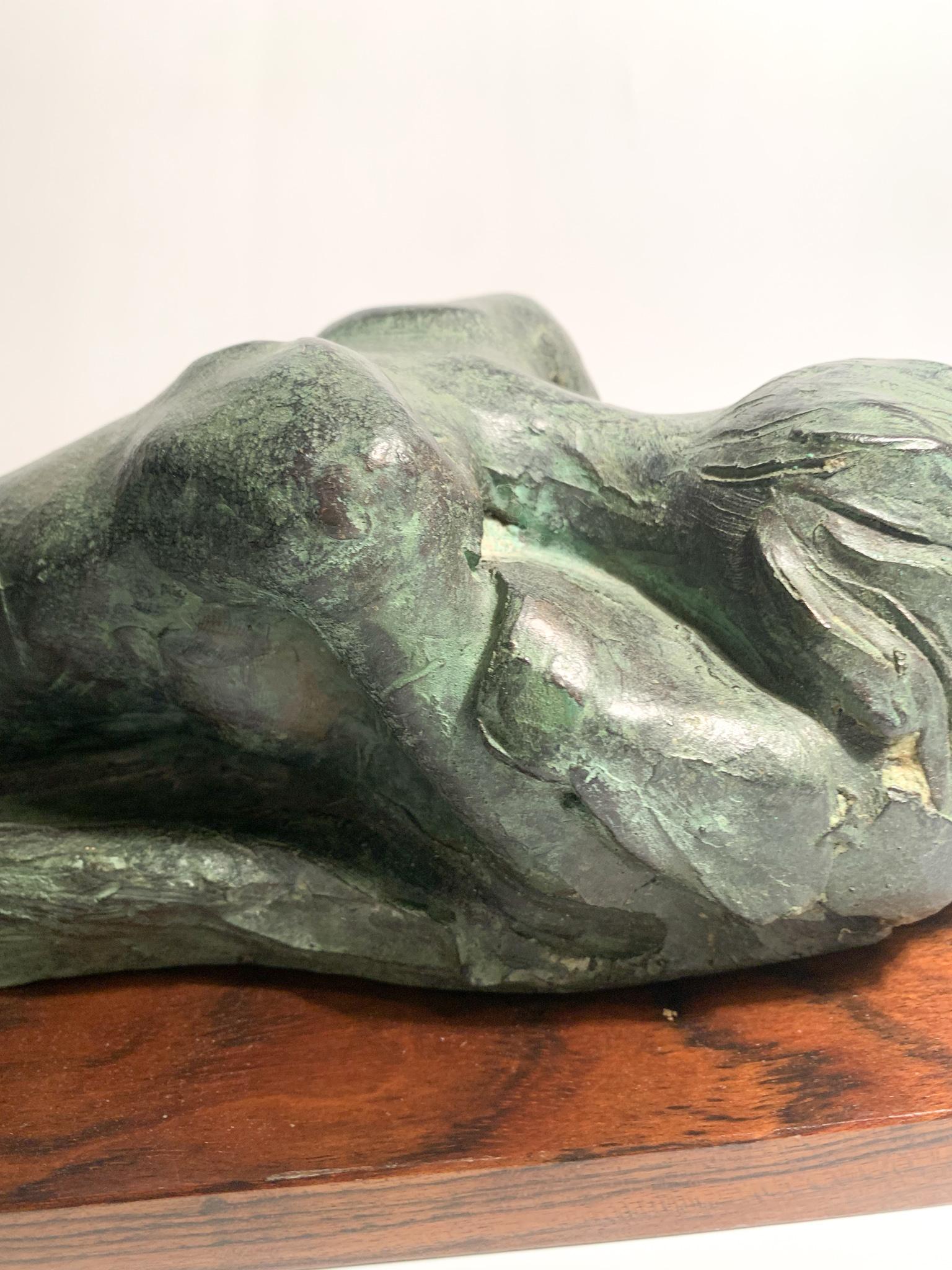 Bronze Sculpture of a Female Nude by Michele Zappino from the 1990s For Sale 5
