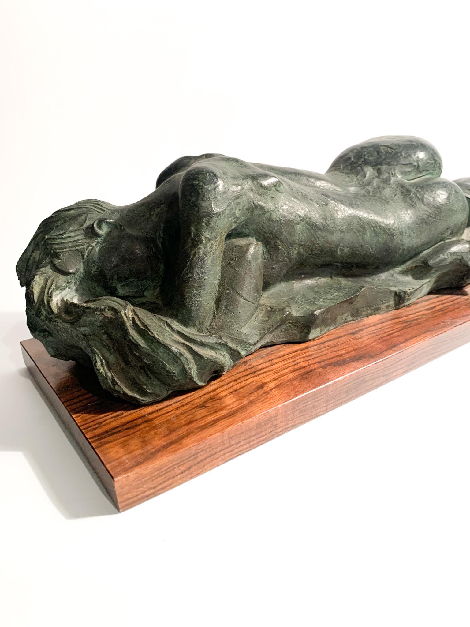 Bronze Sculpture of a Female Nude by Michele Zappino from the 1990s For Sale 1