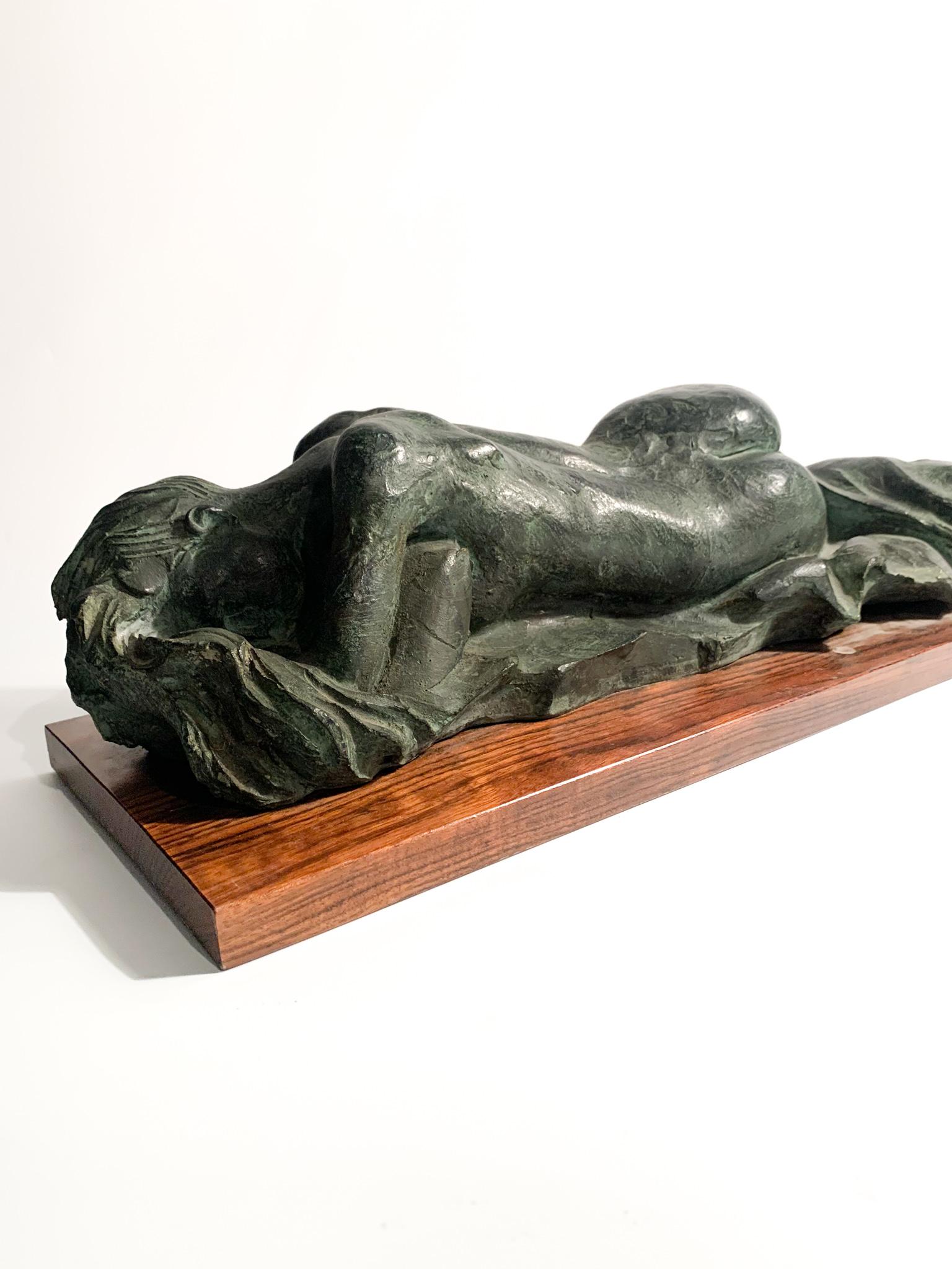 Bronze Sculpture of a Female Nude by Michele Zappino from the 1990s For Sale 2