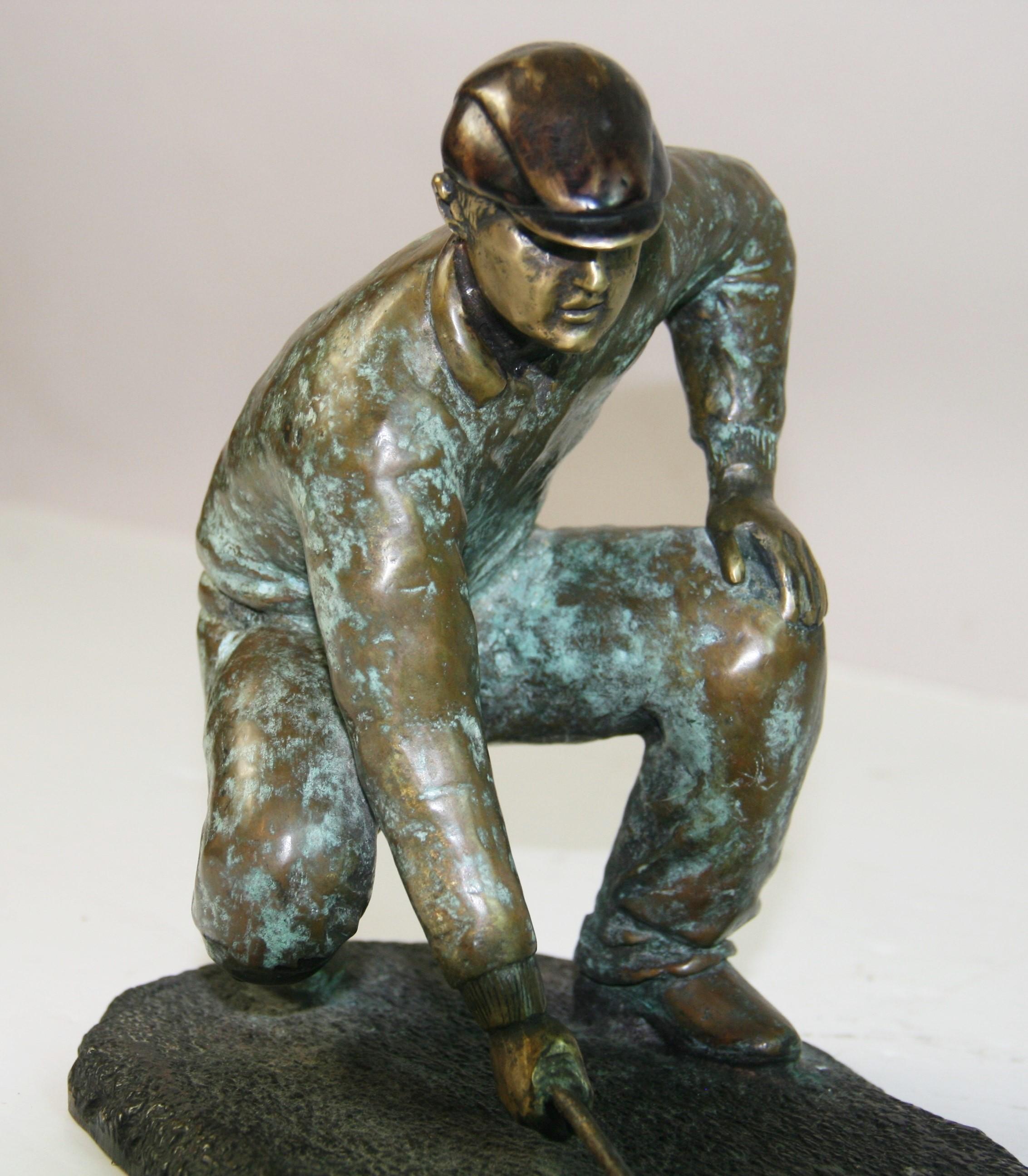 Golfer Bronze Sculpture 
