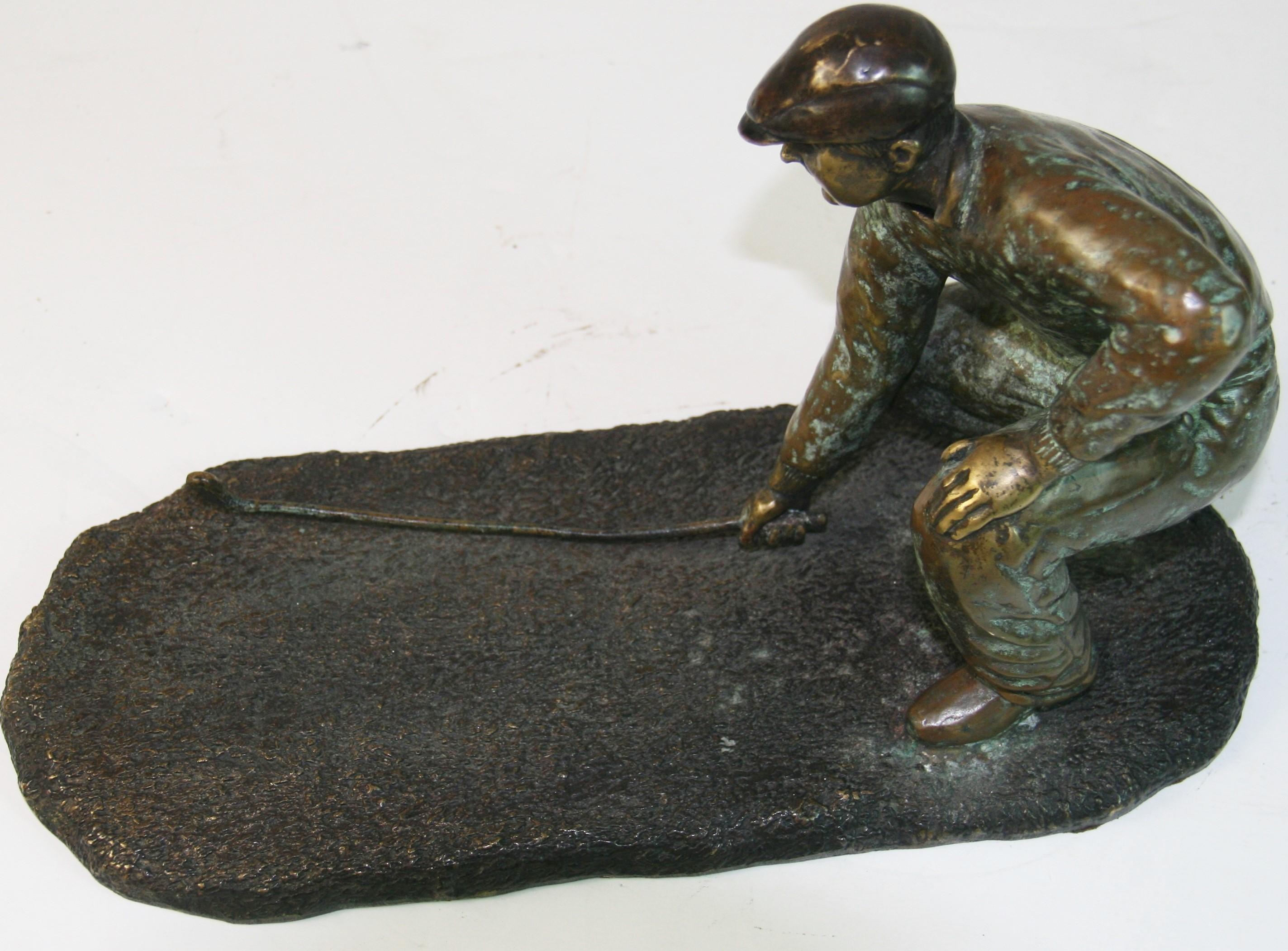 Golfer Bronze Sculpture 