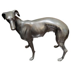 Bronze Lifesized Sculpture of a Greyhound