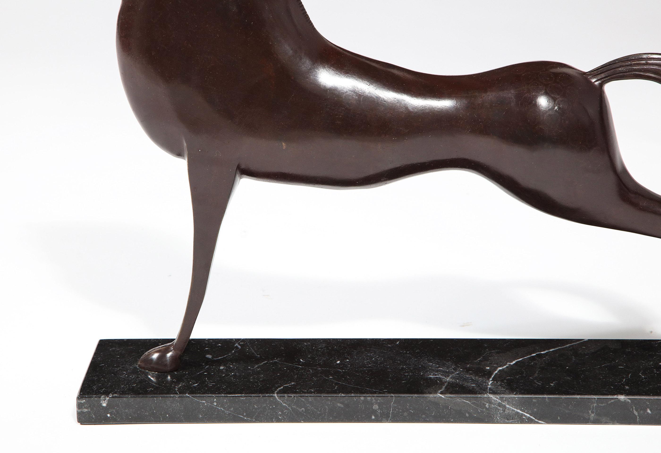Bronze Sculpture of a Horse in a Classical Greek Style 6