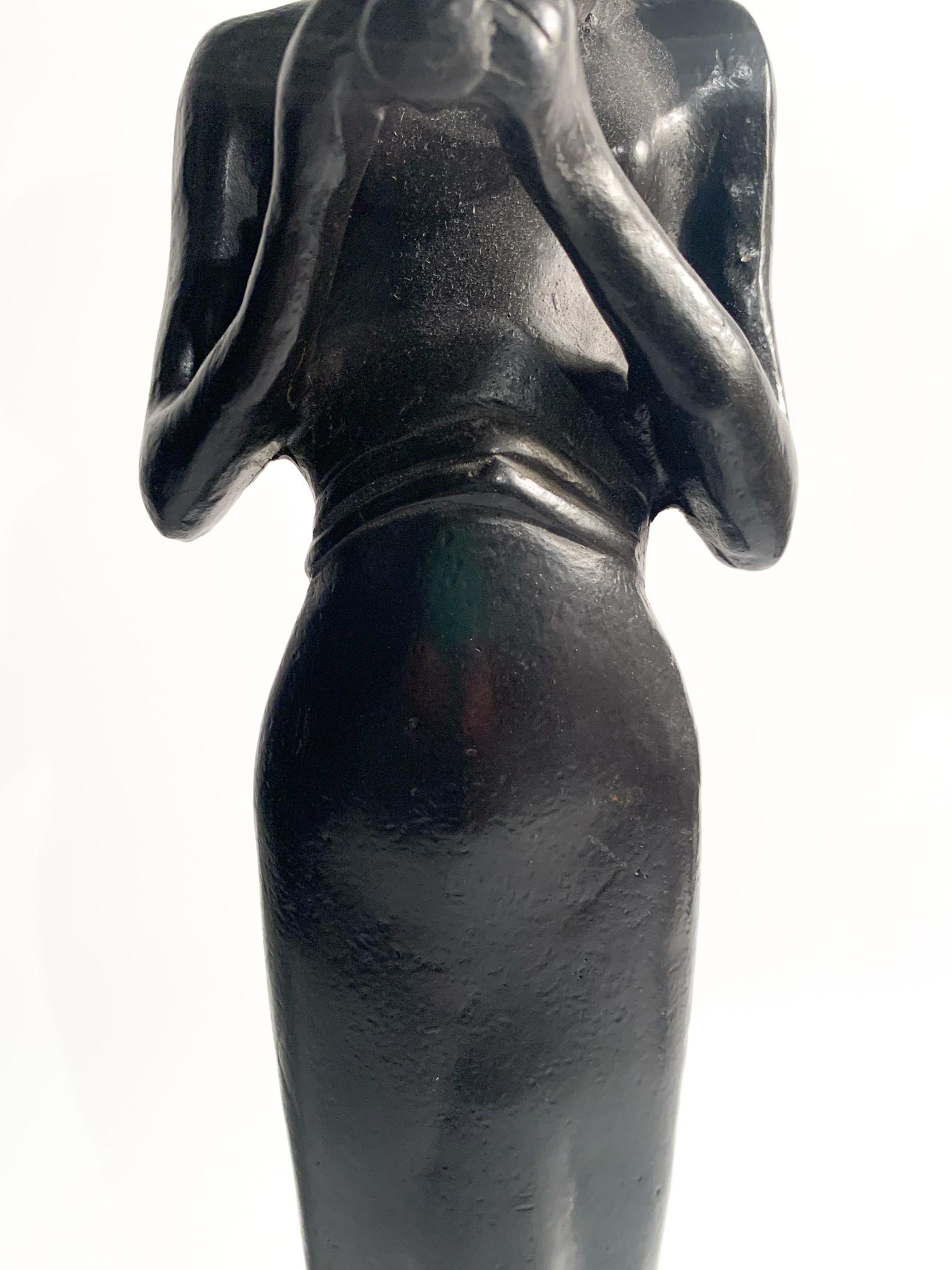 Bronze Sculpture of a Lady by Paolo Troubetskoy, Early Twentieth Century 6