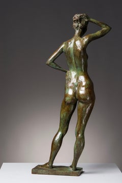 Bronze Sculpture of a Naked Woman