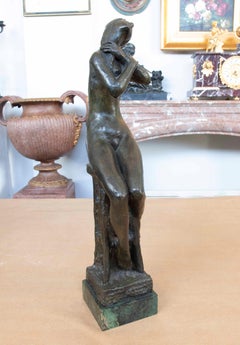 Bronze Sculpture of a Reclining Female Nude