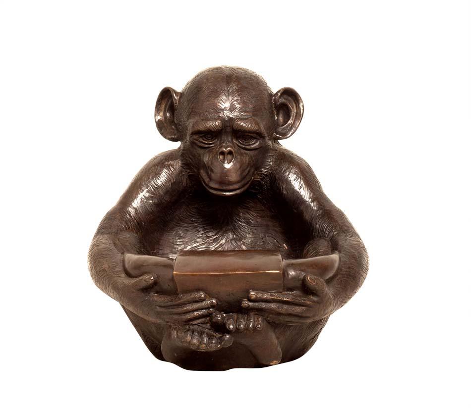 bronze chimpanzee charlie
