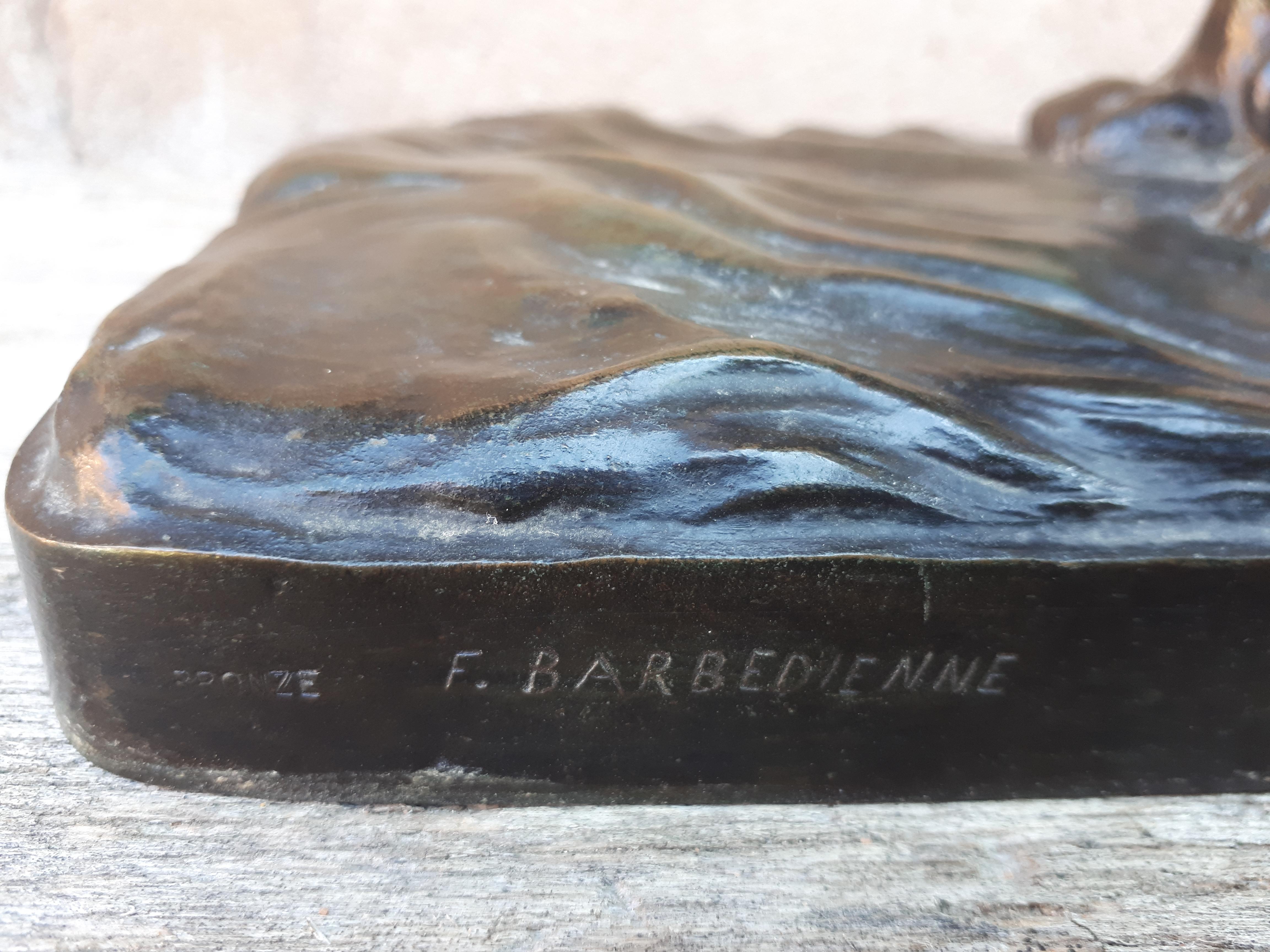 Bronze Sculpture en bronze d'un tigre sur la prowl, par Georges Gardet en vente