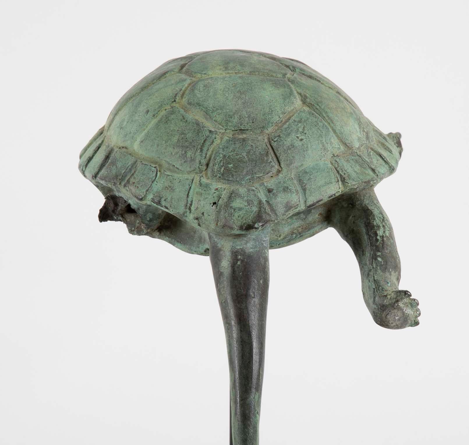 Bronze Sculpture of a Turtle 1