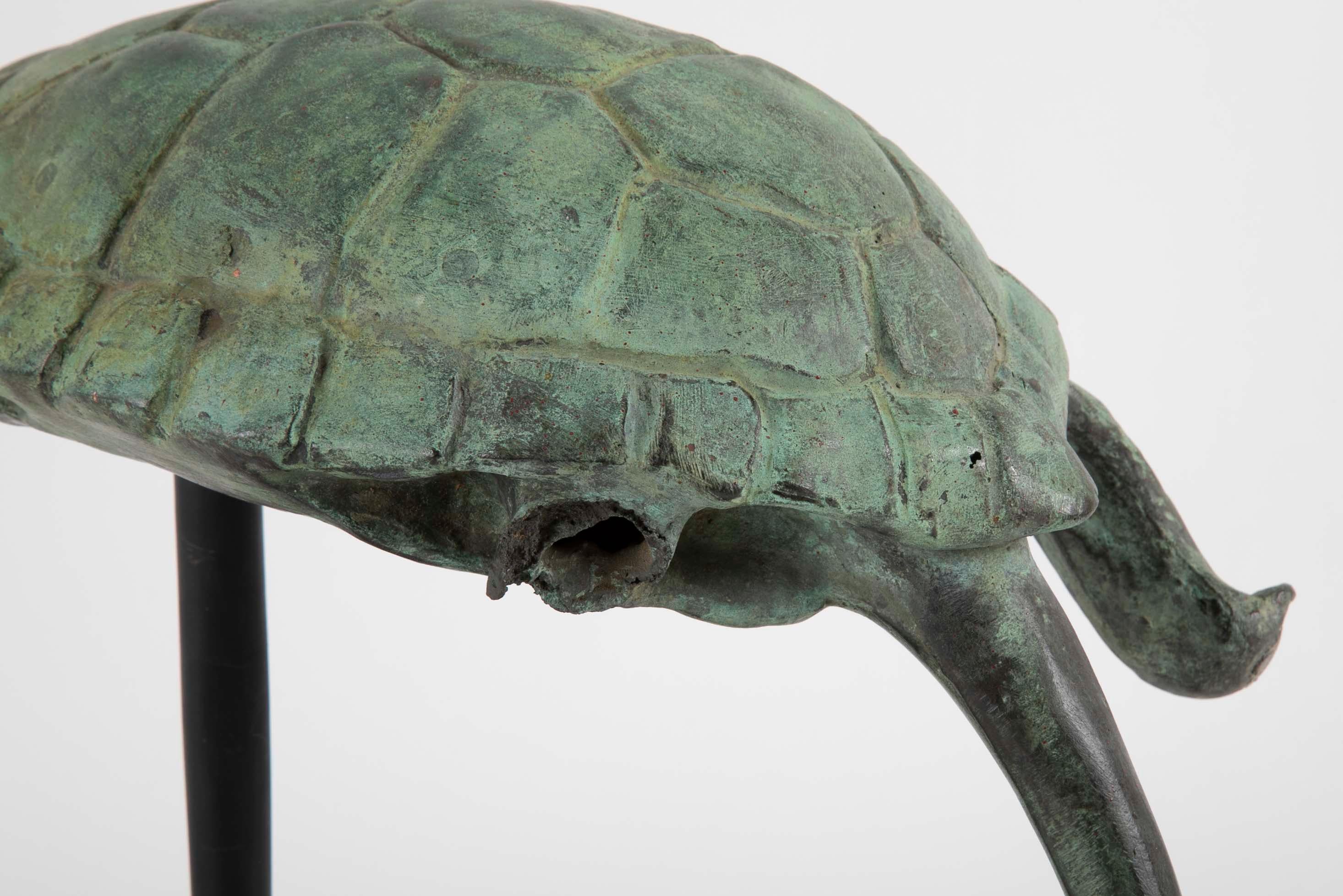 Bronze Sculpture of a Turtle 2