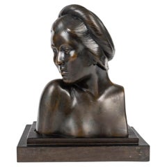 Bronze Sculpture of a Vietnamese Bust, circa 1920.