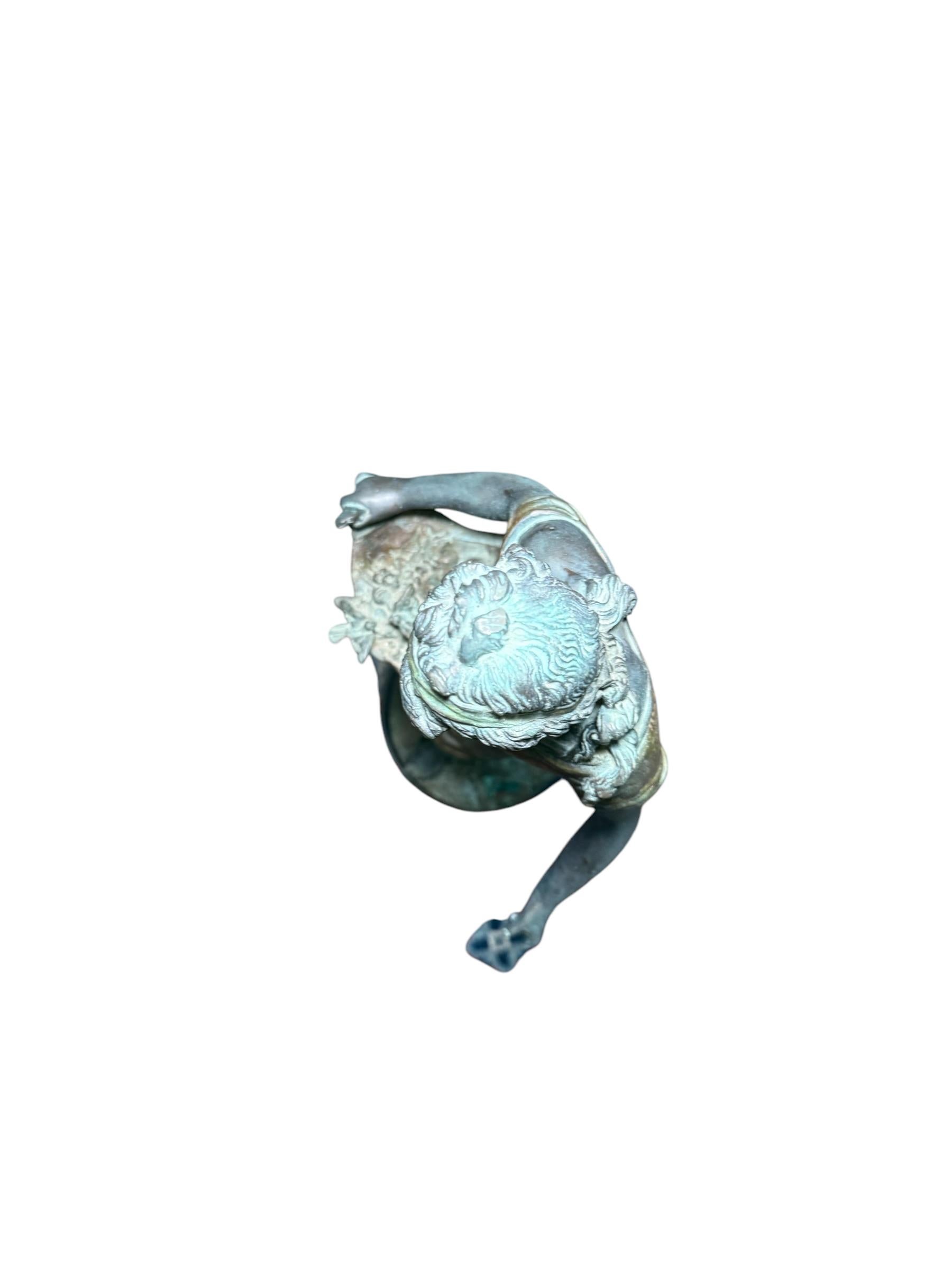 Scultura in bronzo di una giovane contadina In condizioni buone in vendita a Guaynabo, PR