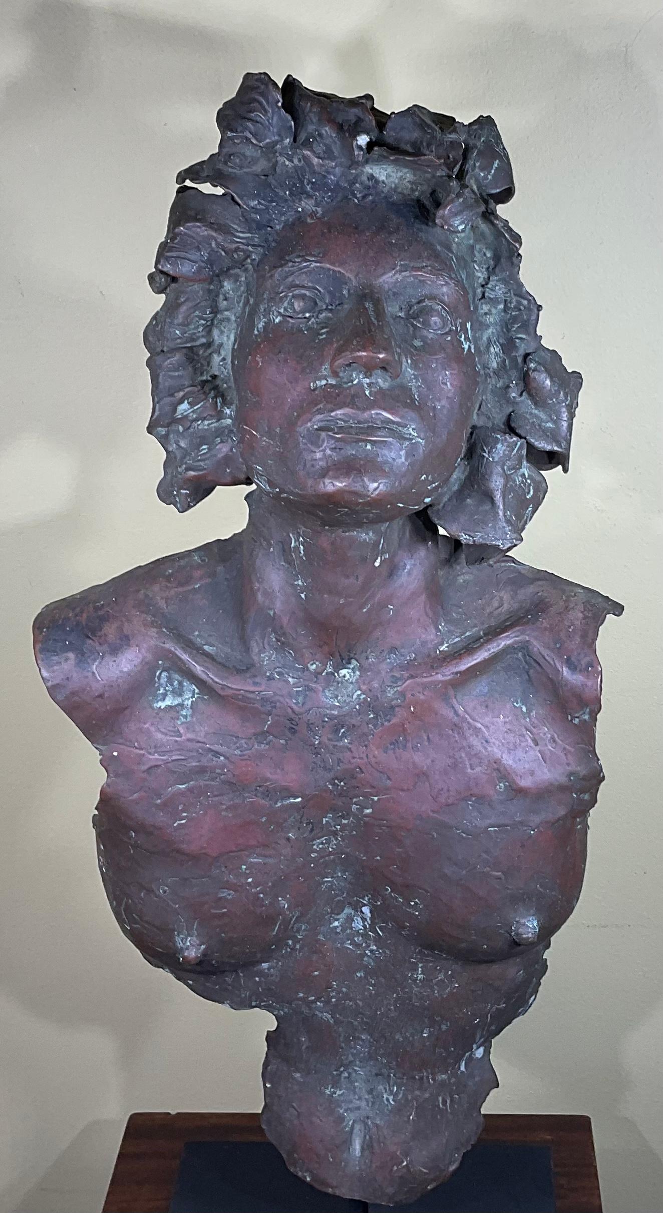 Bronze Sculpture of a Young Woman For Sale 5