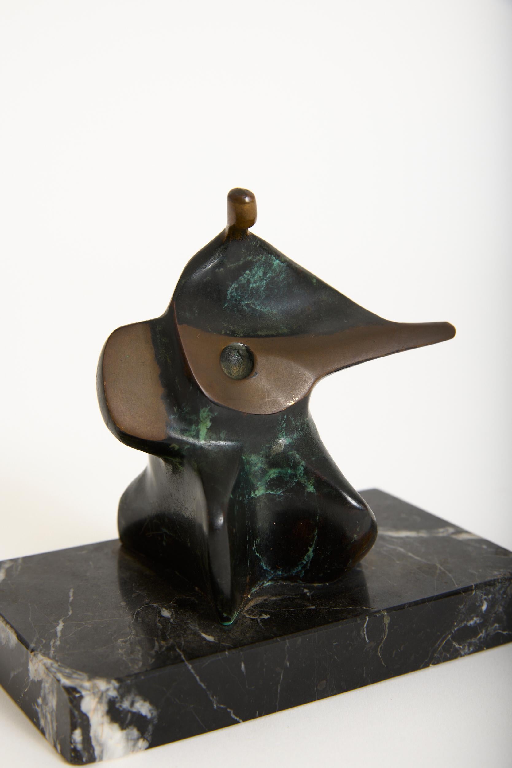 Bronze Sculpture of a Zither player In Good Condition For Sale In London, GB