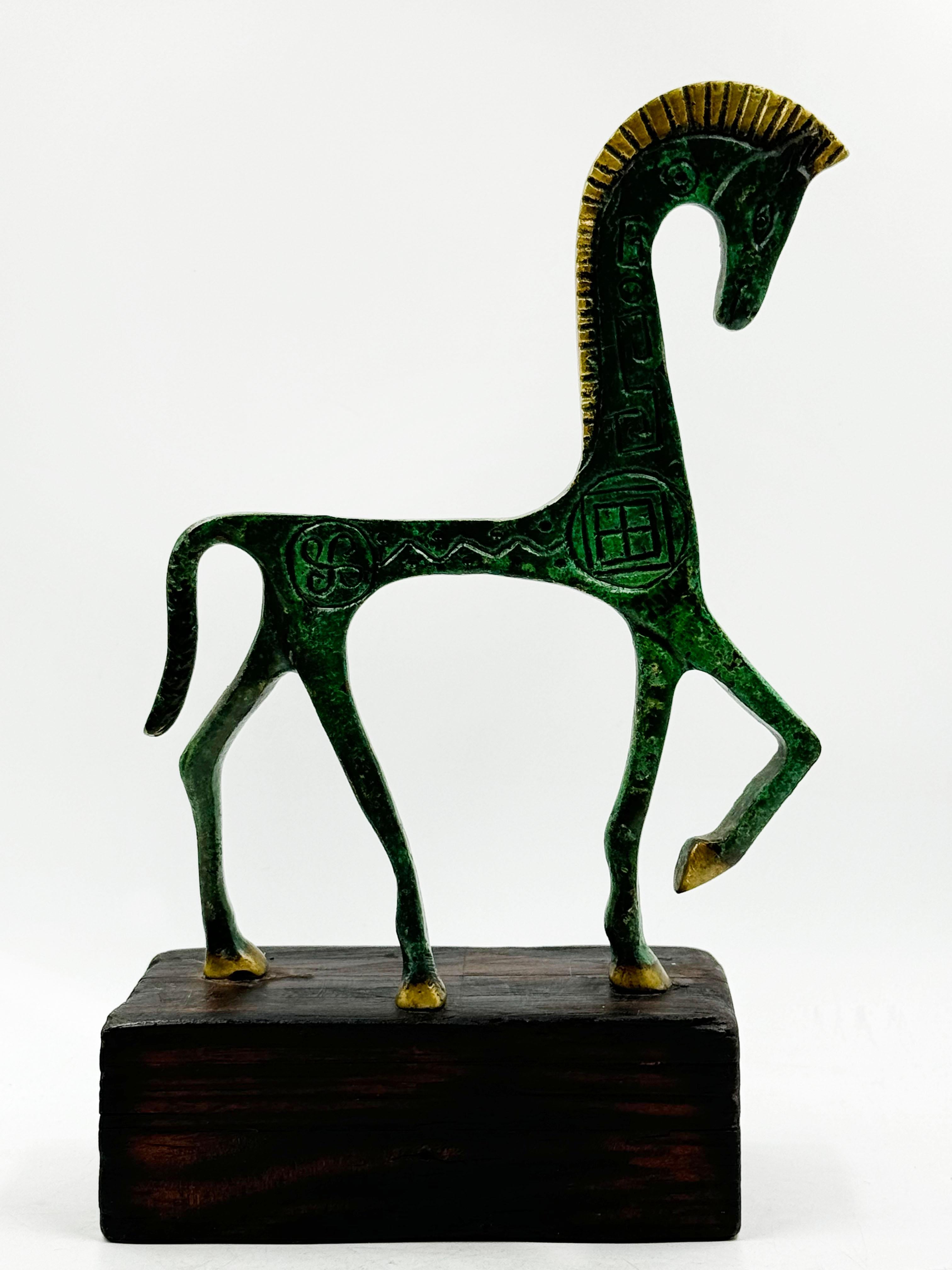 cheval etrusque bronze