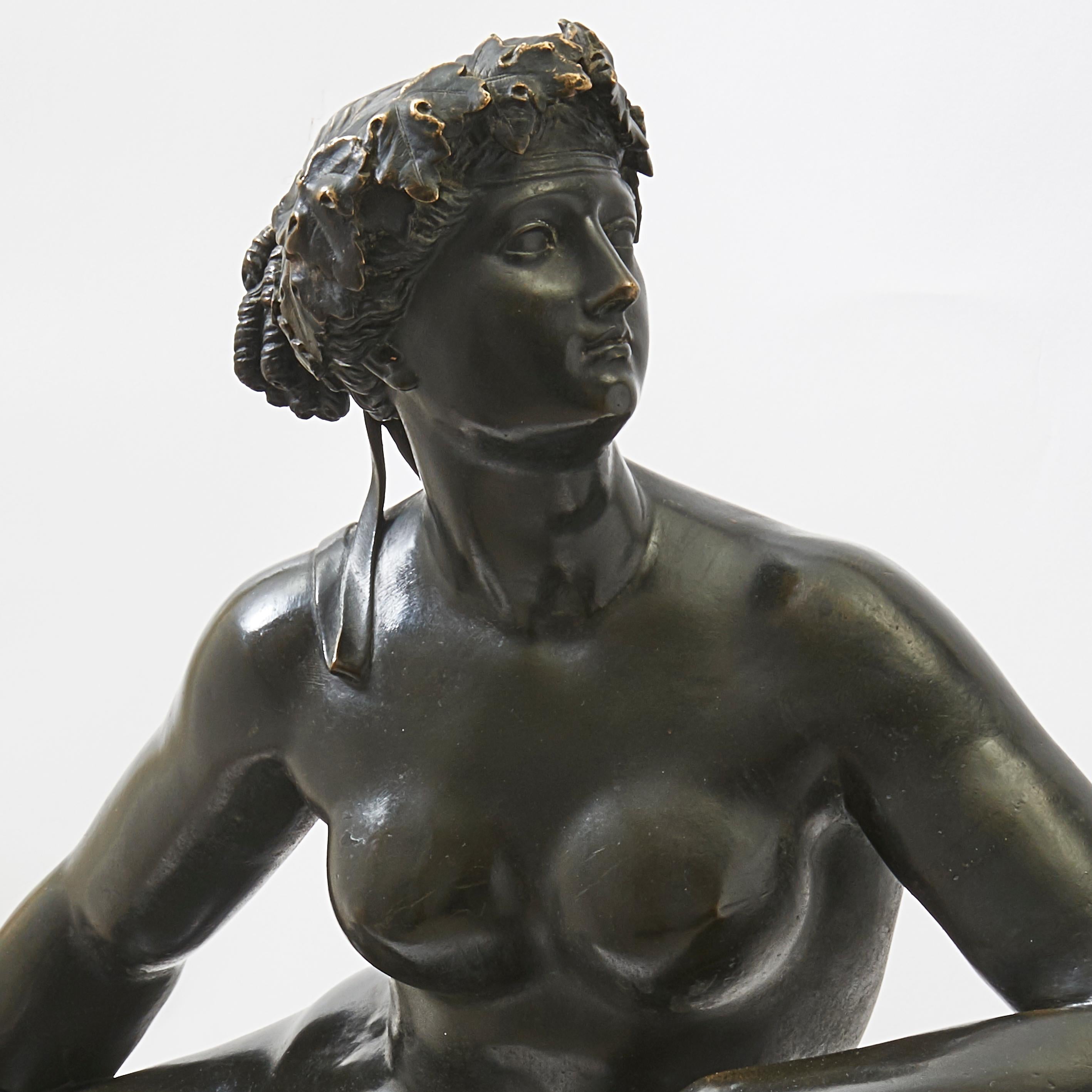 Bronzeskulptur von „Ariadne auf dem Panther“ nach Dannecker, Französisch im Zustand „Gut“ im Angebot in London, GB