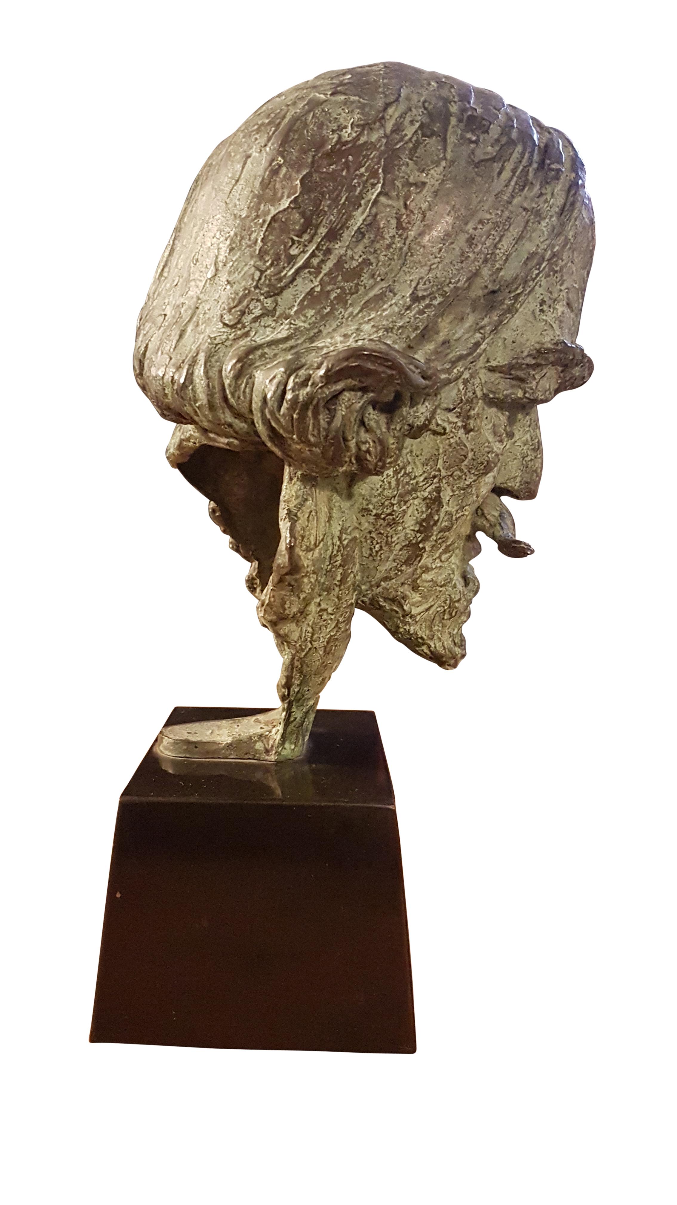 Bronze Sculpture of Augustus John by Barney Seale, 1937 For Sale 1