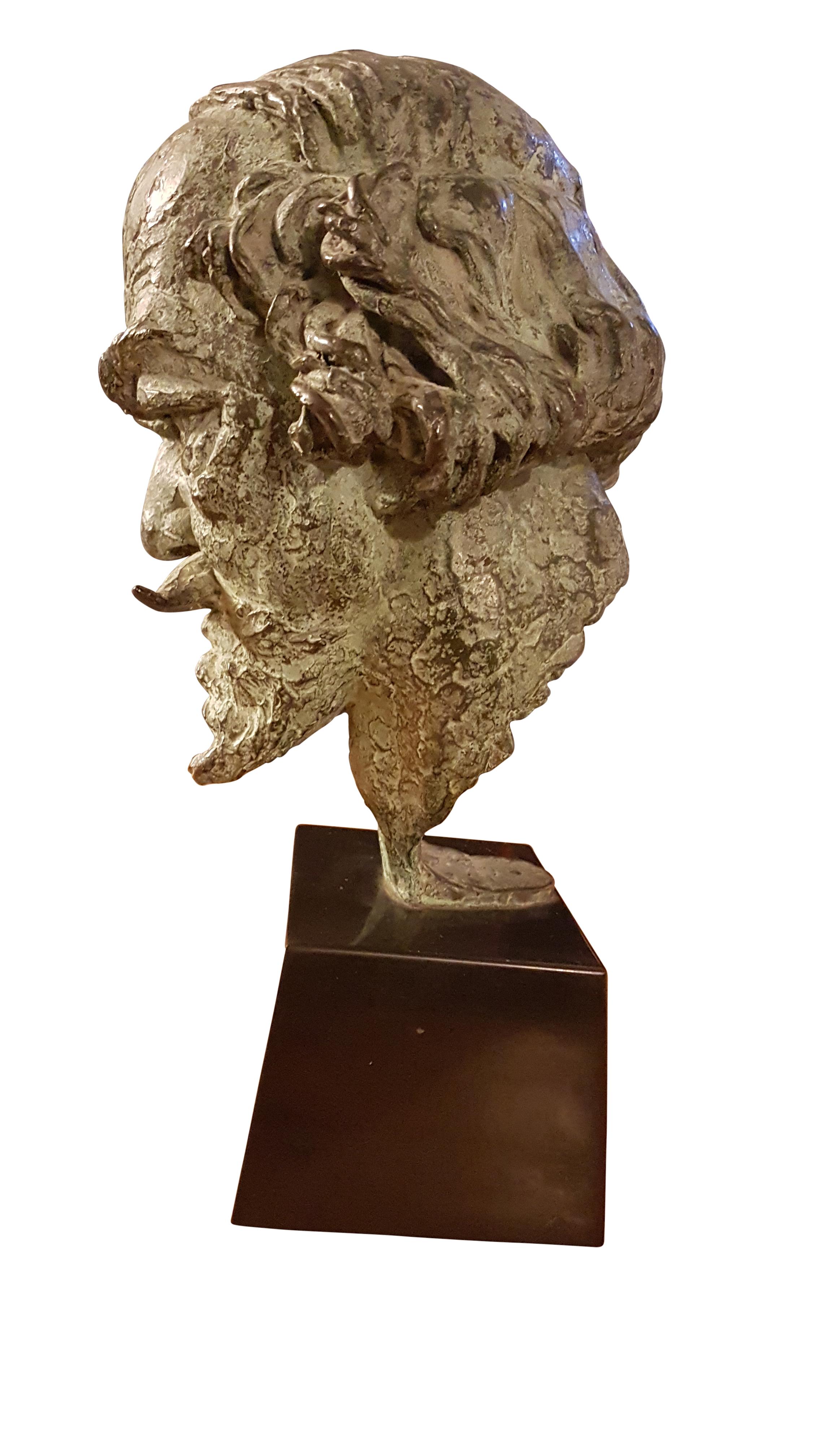 Bronze Sculpture of Augustus John by Barney Seale, 1937 For Sale 2