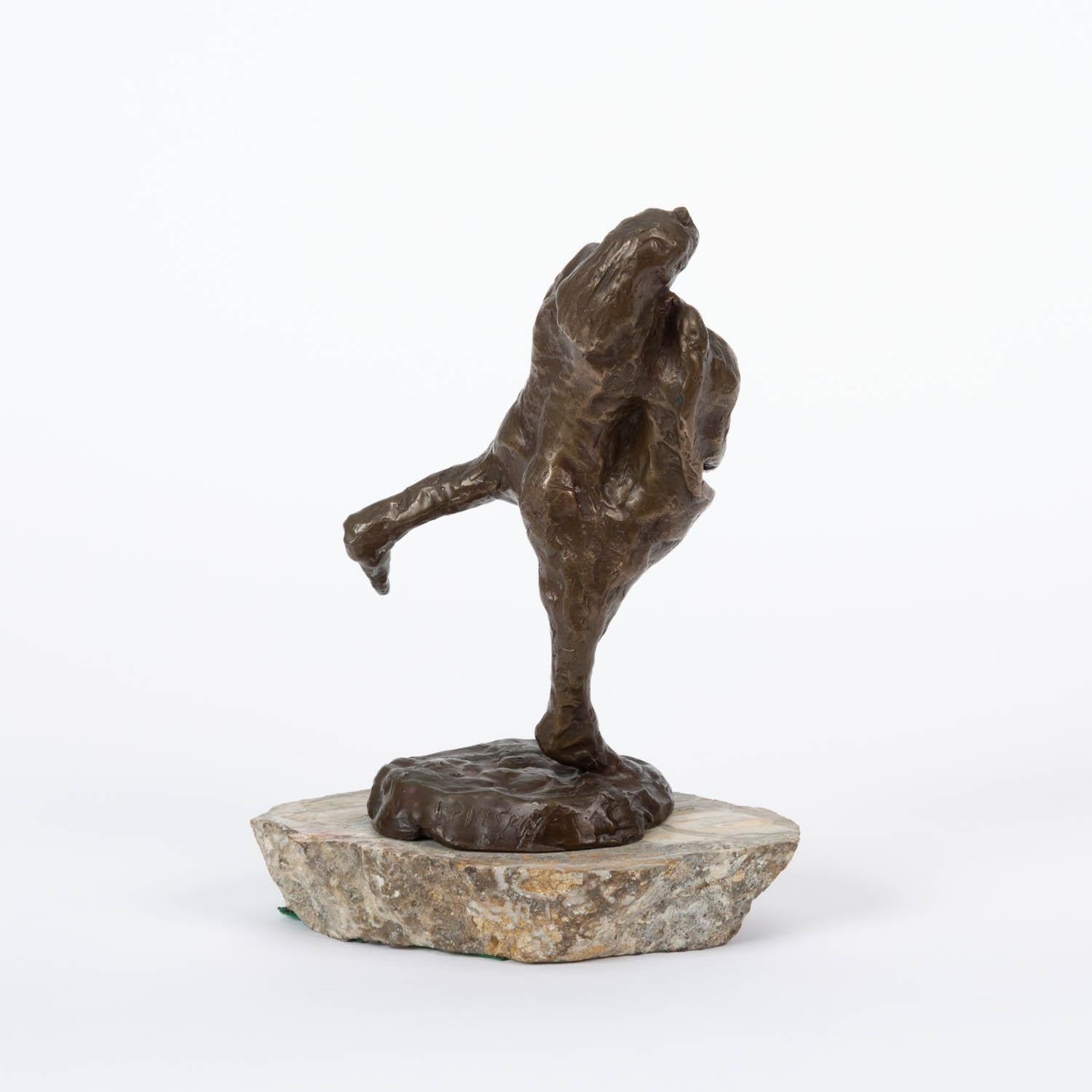 Bronze Sculpture of Dancing Woman In Excellent Condition In Los Angeles, CA