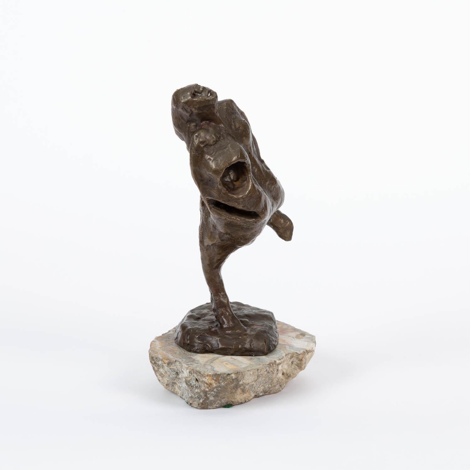 20th Century Bronze Sculpture of Dancing Woman