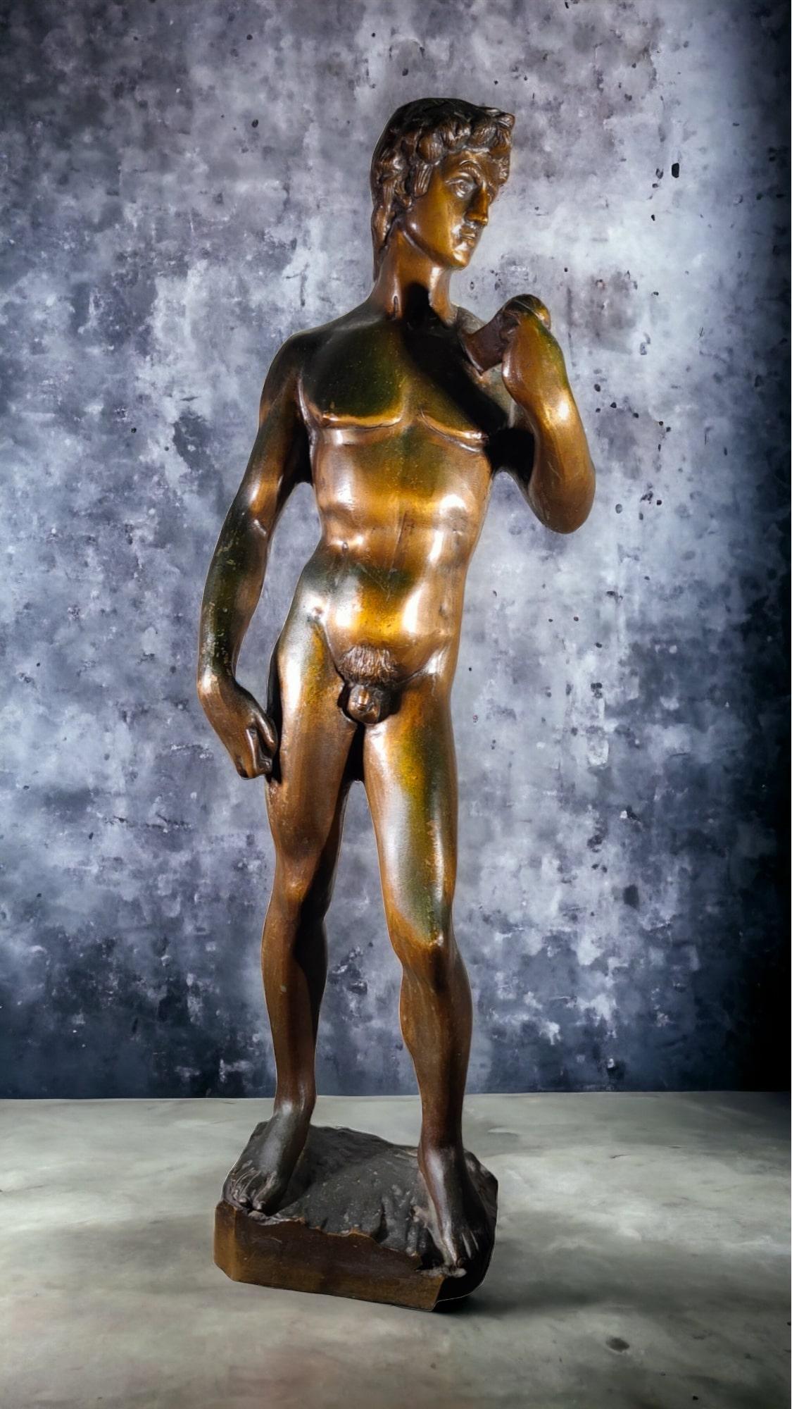 Bronze Sculpture Of David By Michelangelo For Sale 2