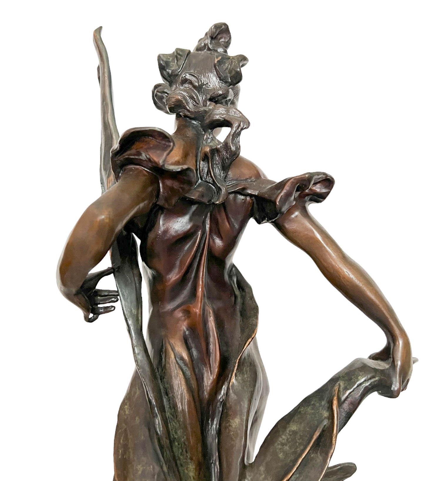 Bronzeskulptur von Diana nach Pierre Roche aus Bronze (französisch 1855 - 1922) im Angebot 4